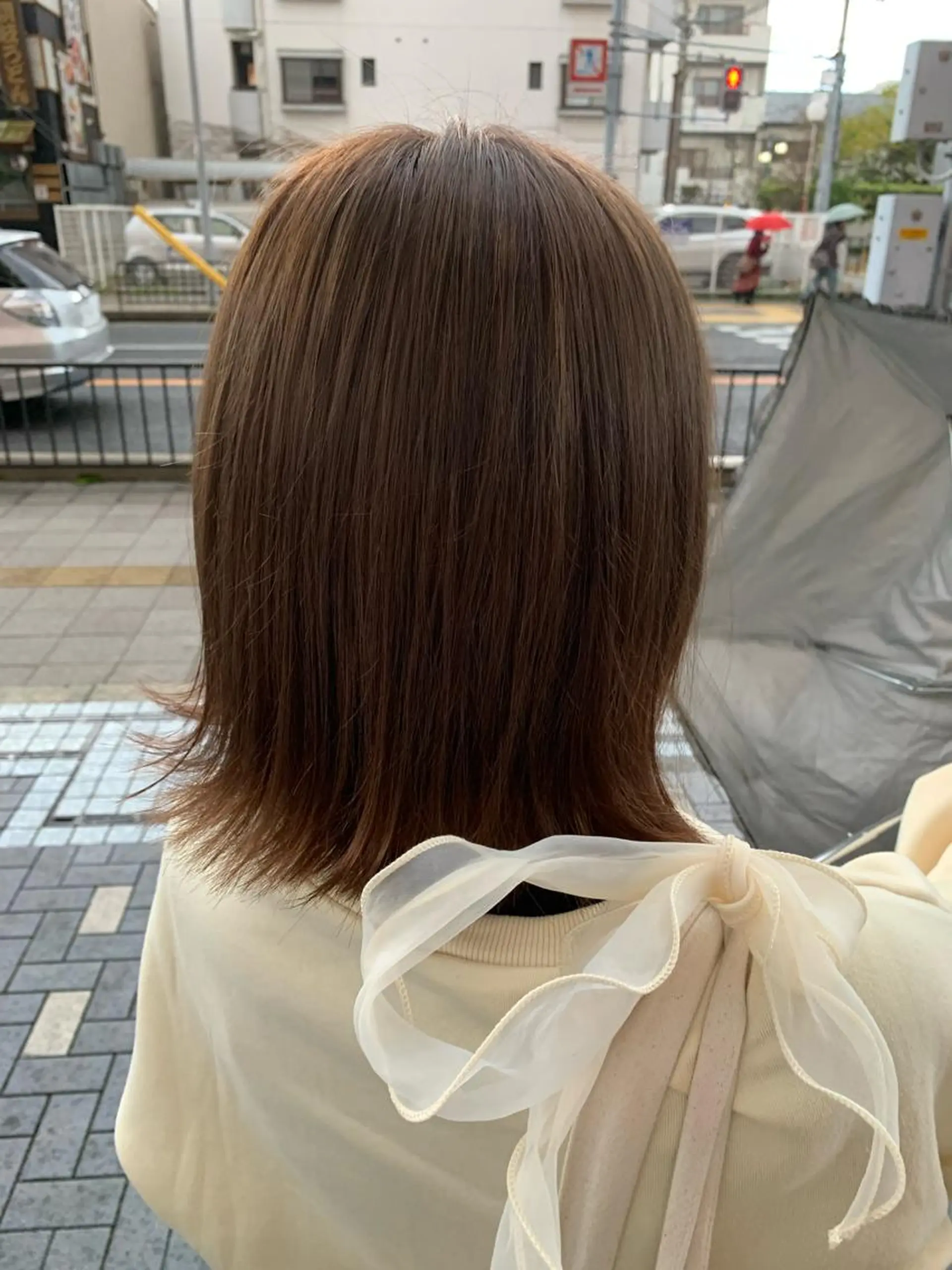 ショート カラー ブラウンカラー ヘアカラー ゆきな 育休中のヘアスタイル