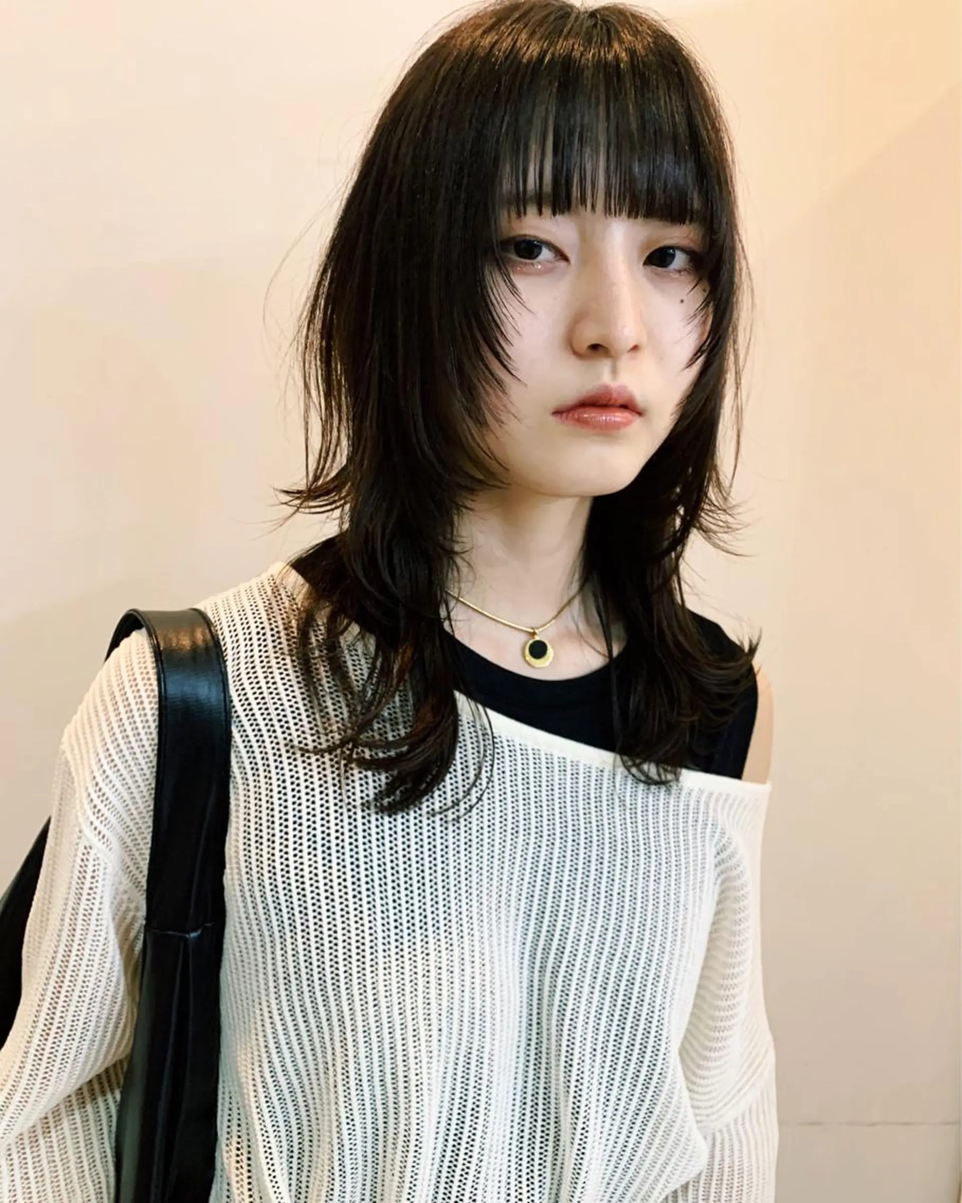 セミロング 顔まわりレイヤー レイヤーカット ウルフカット カット ✂︎ウルフカット /レイヤーカット✂︎のヘアスタイル