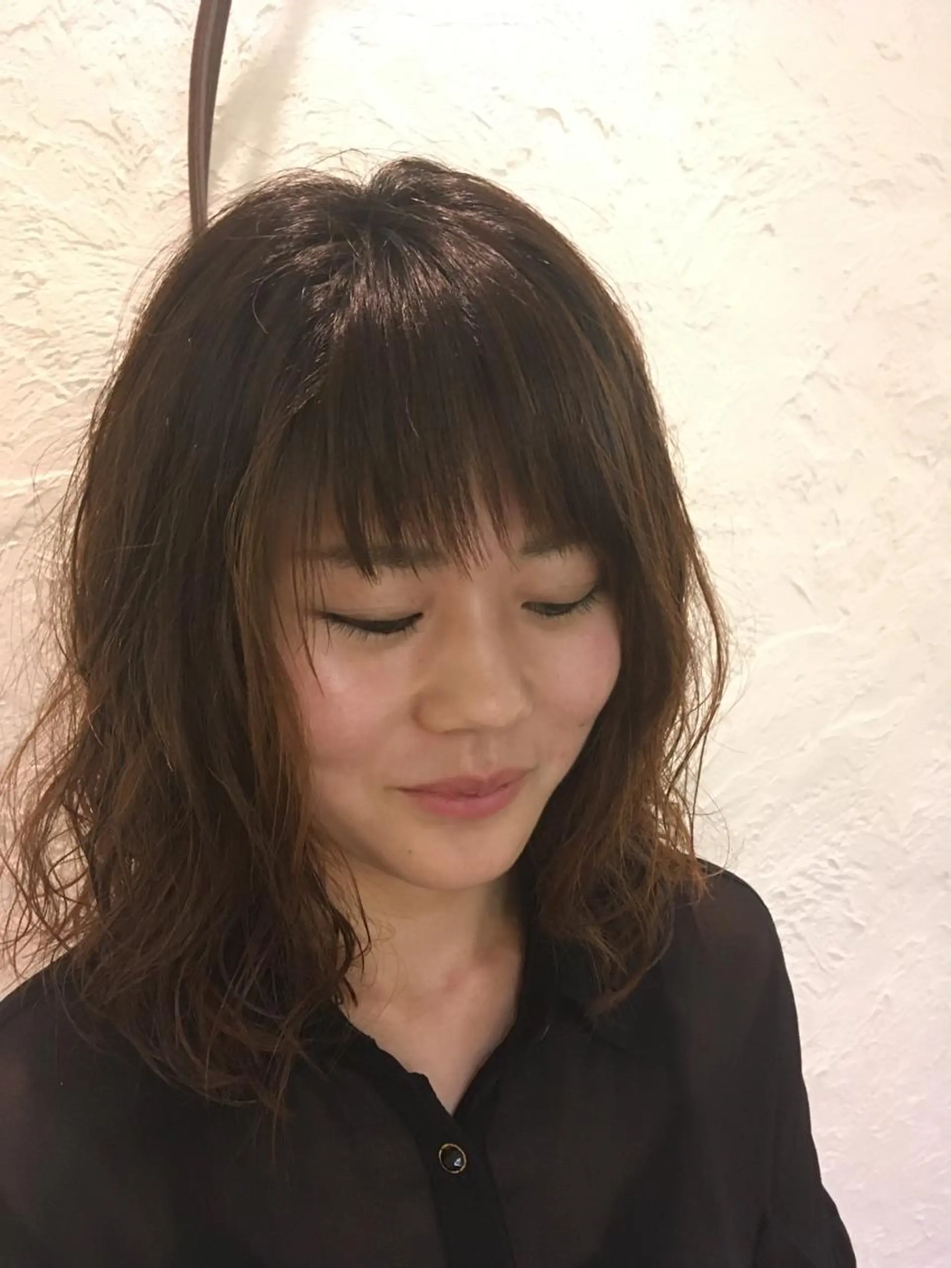 セミロング パーマ GOSSIP所属・GOSSIP信国 瑞絵のヘアスタイル