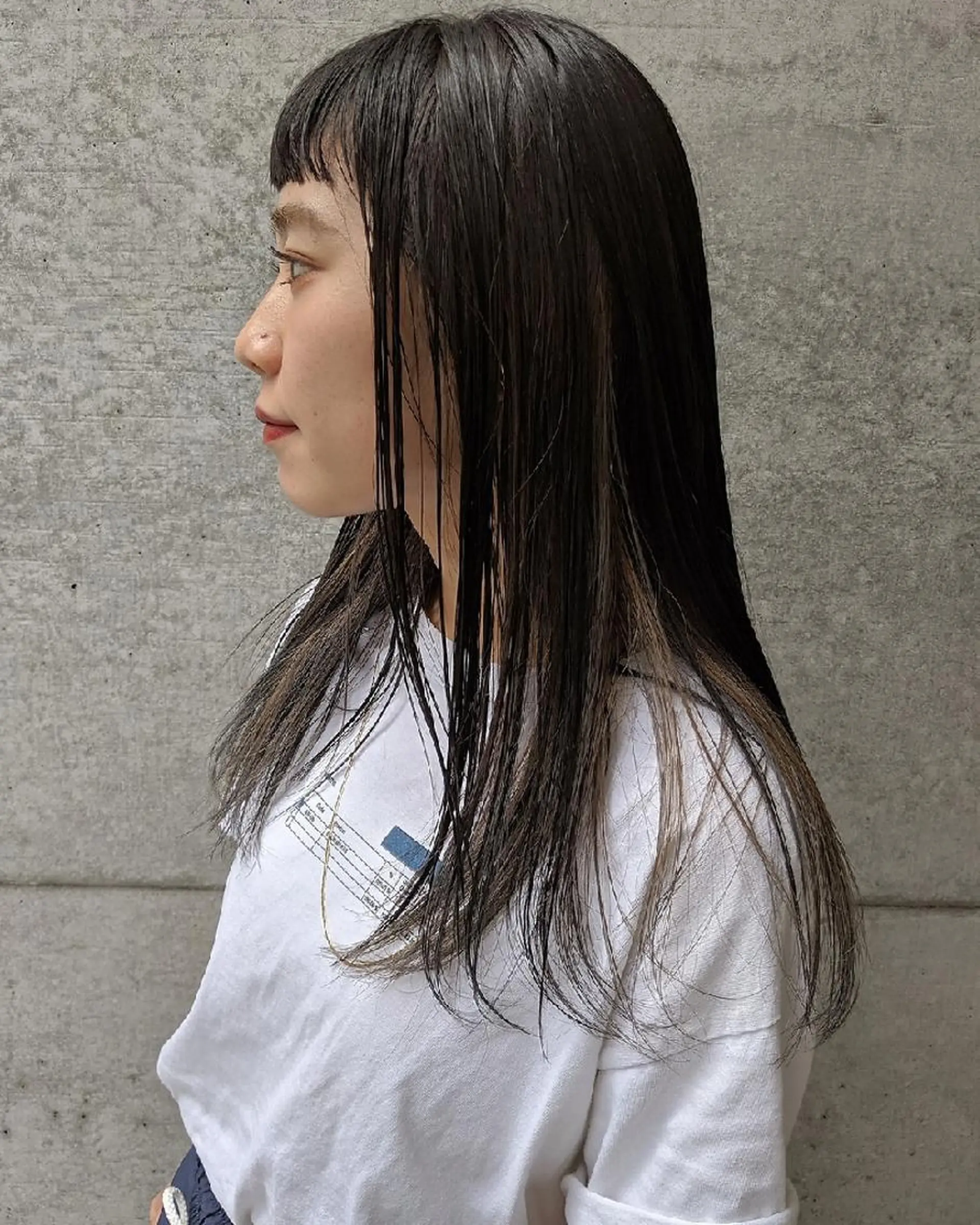 ロング カラー ヘアアレンジ インナーカラー カット ヘアカラー トリートメント 南堀江 möwen ( メーヴェ )所属・mowen RUIのヘアスタイル
