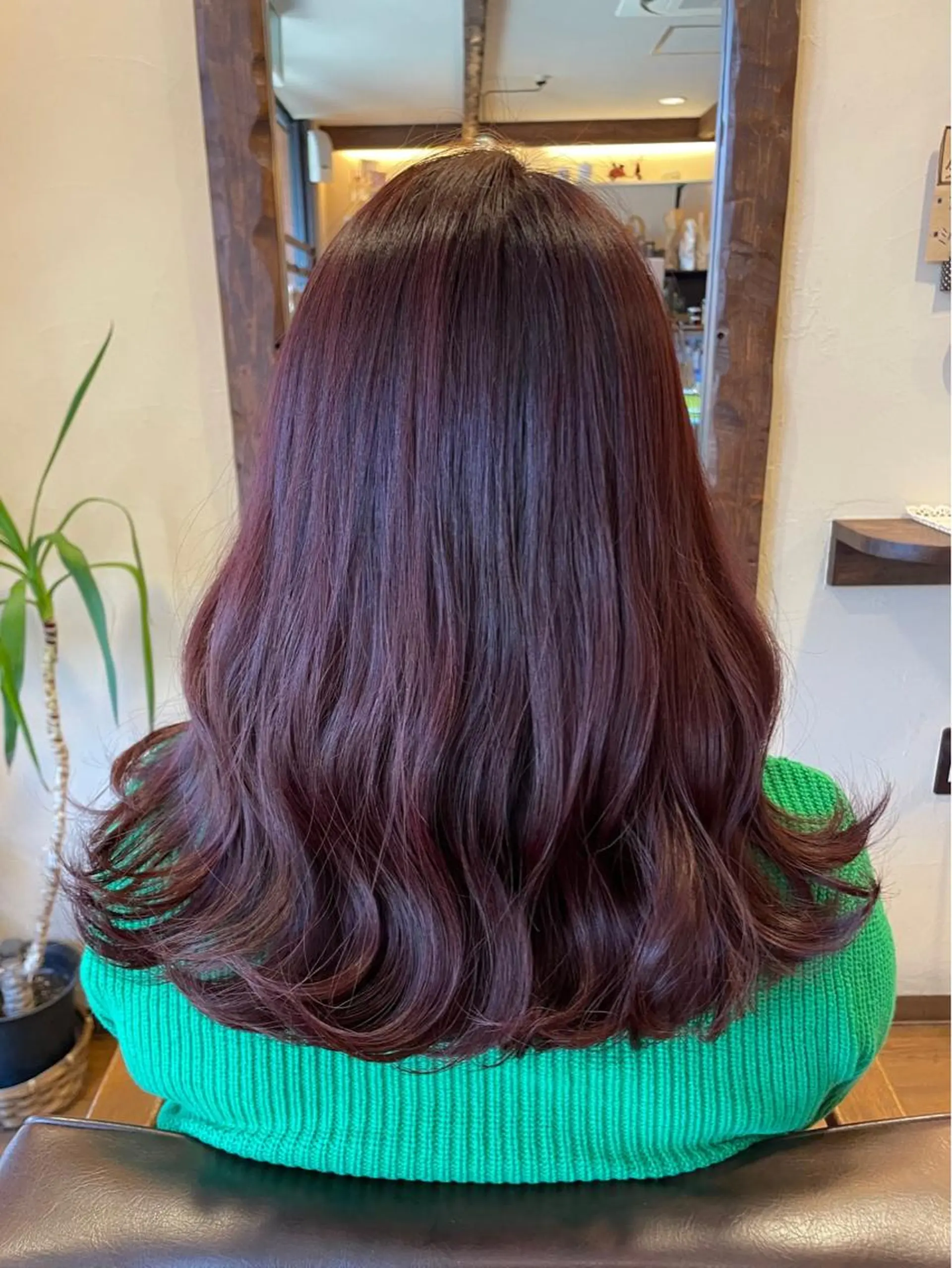 カラー ピンクカラー バイオレットカラー JuJu (orange)のマツエク・マツパデザイン