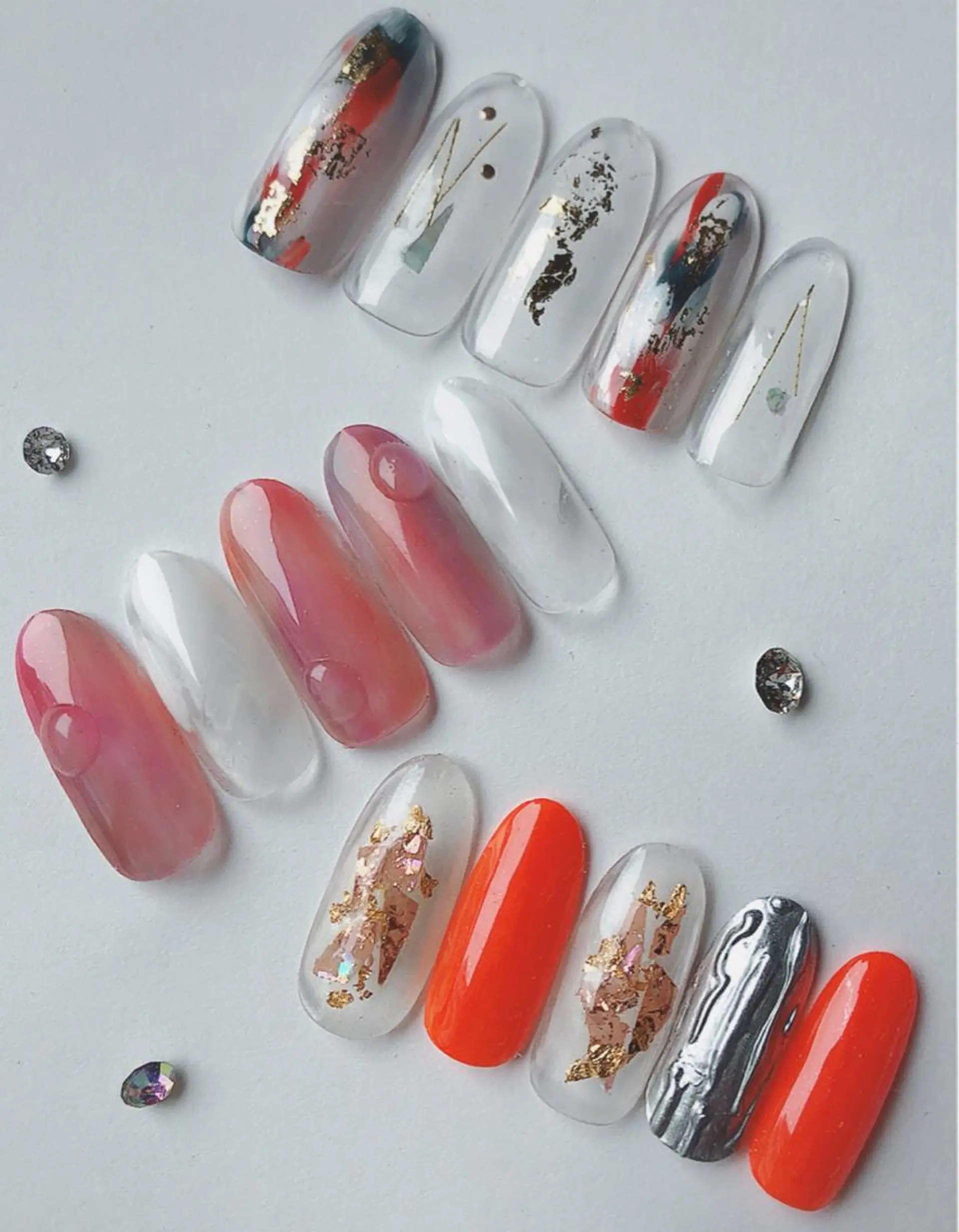 ネイル 夏ネイル 凛 リンのネイルデザイン