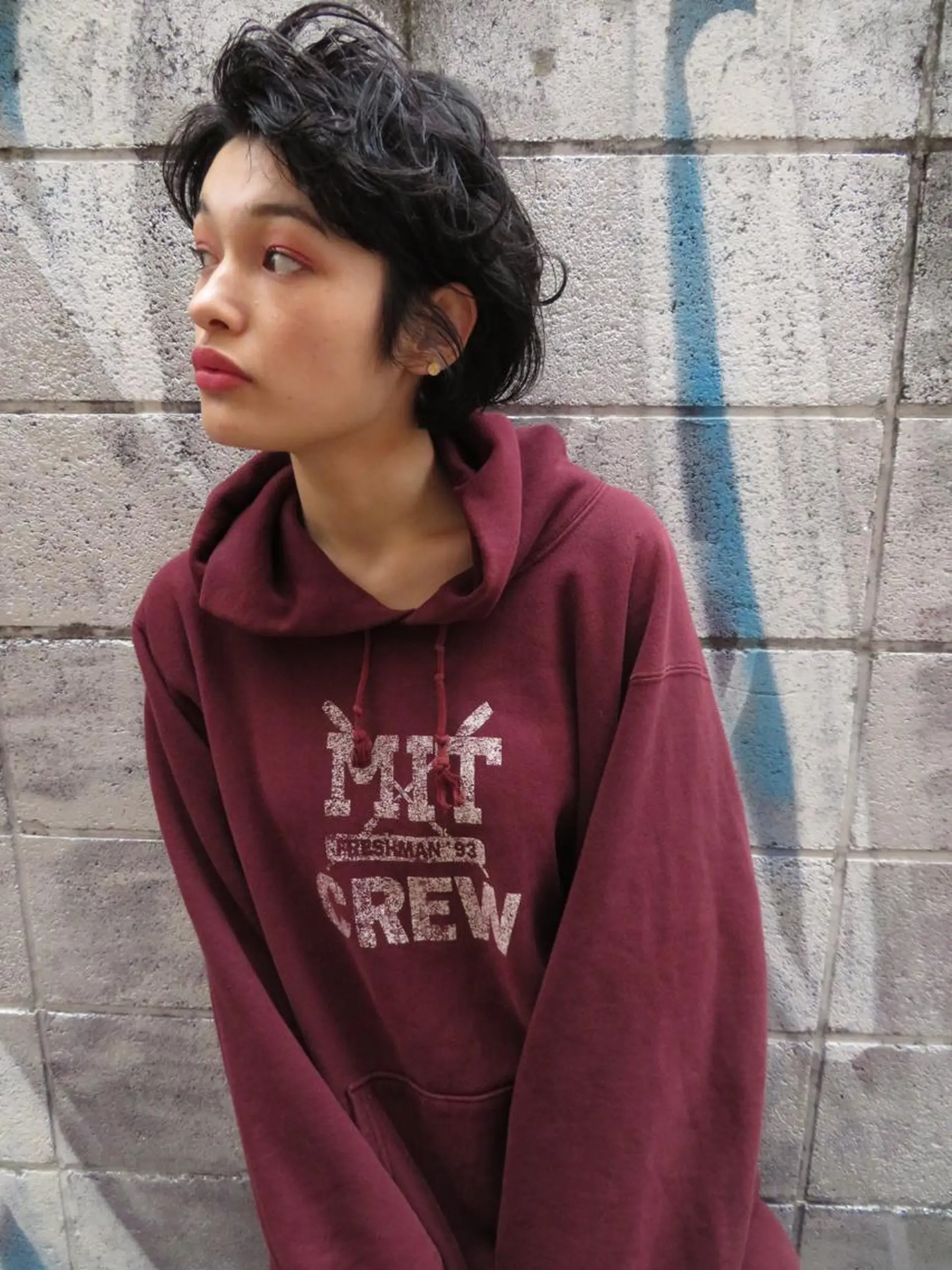 ショート カラー レイヤーカット BLend 渋谷のヘアスタイル