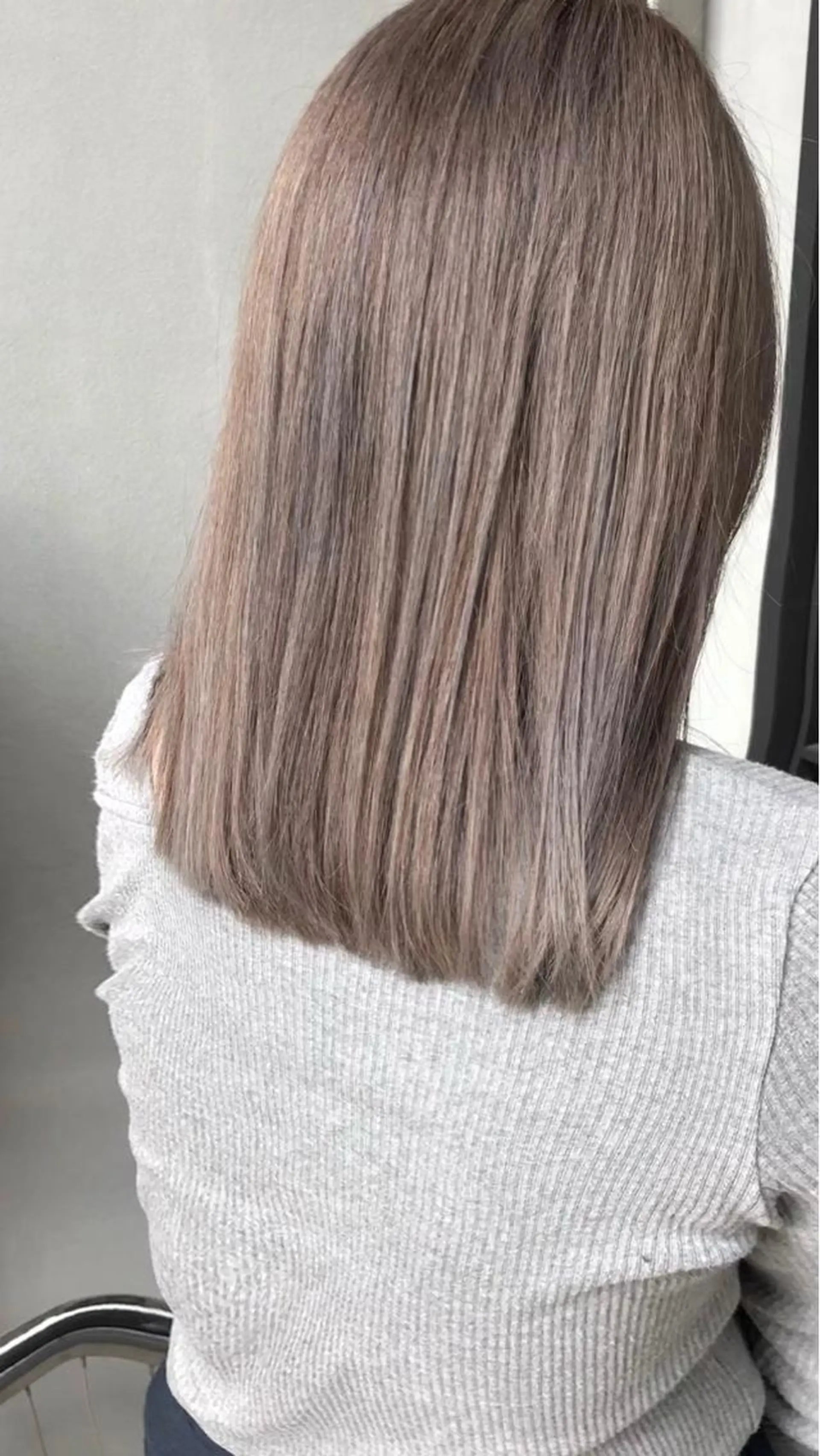 セミロング カラー ブリーチ wカラー 指名No1かけるのヘアスタイル