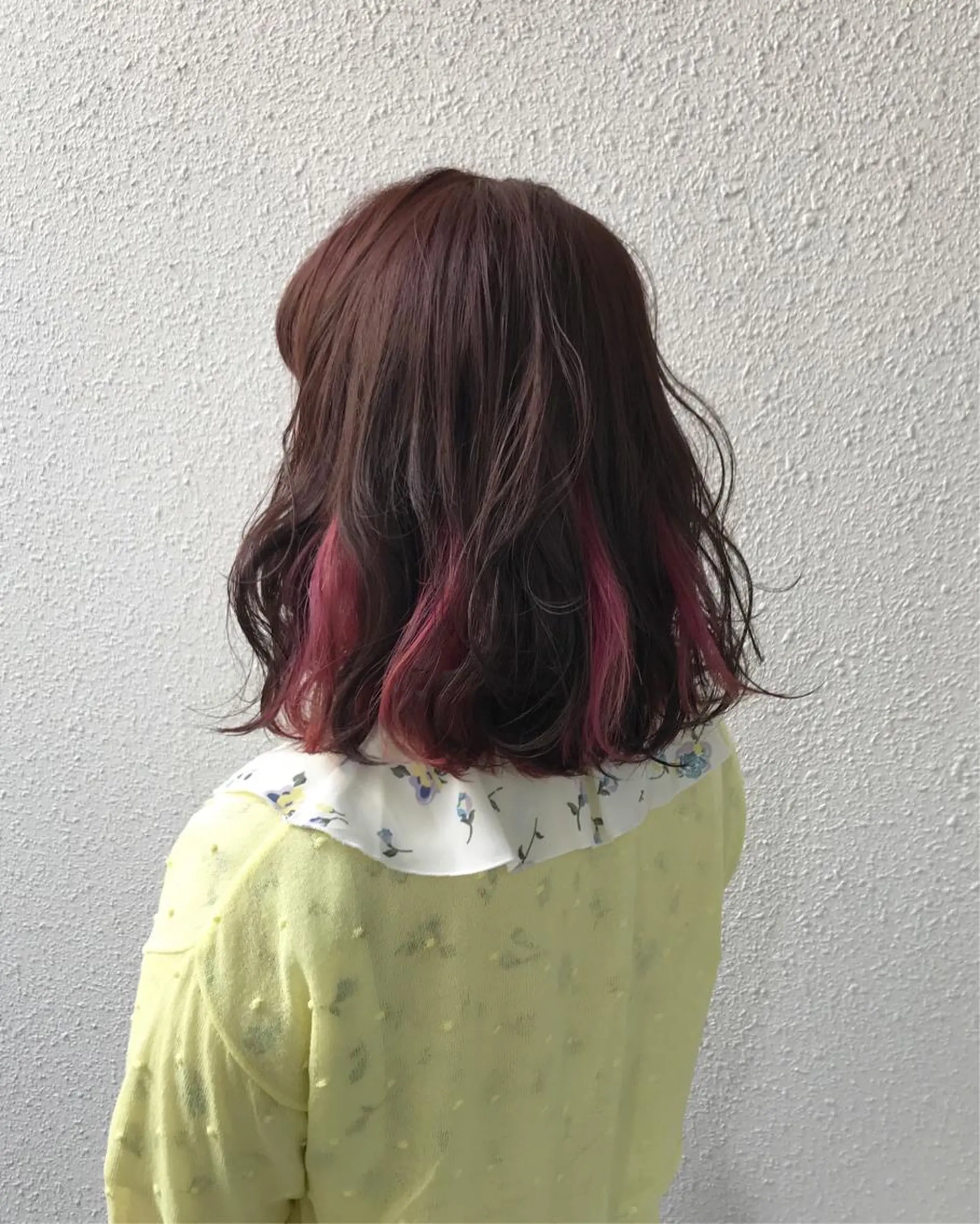 ショート カラー ブリーチ ダブルカラー ピンクカラー インナーカラー/天神 ブリーチ/吉田のヘアスタイル