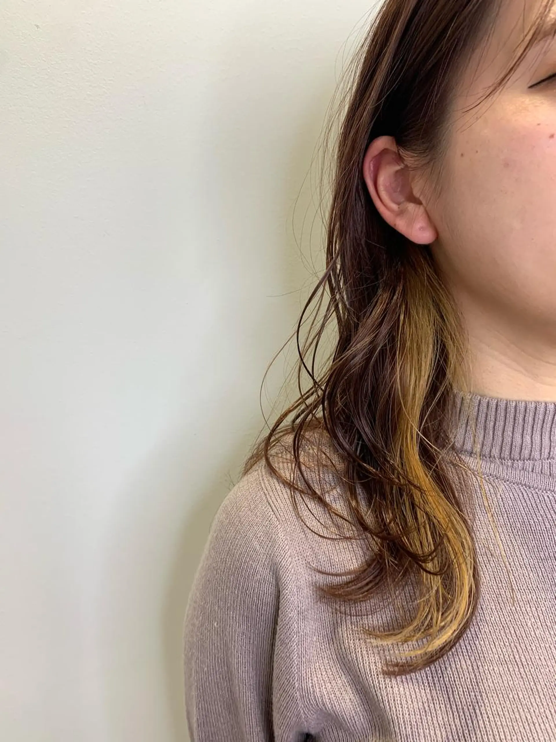 セミロング カラー ベージュカラー SALOWIN神戸三宮店所属・【美髪を叶える】中谷 彰宏（アキ)のヘアスタイル