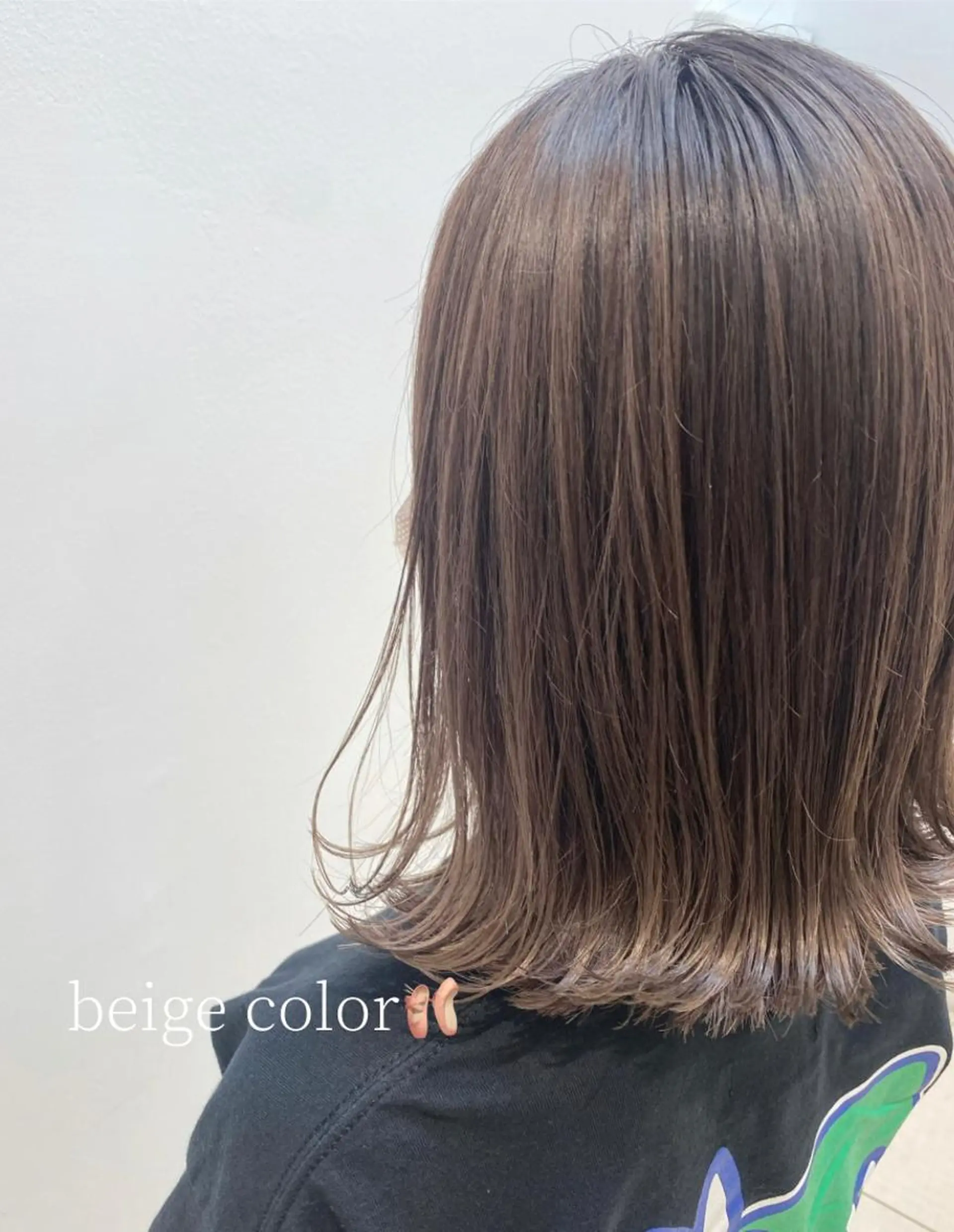 ミディアム カラー ベージュカラー 透明感カラー ヘアカラー トリートメント 韓国風愛されヘア 🇰🇷RITO🎀のヘアスタイル