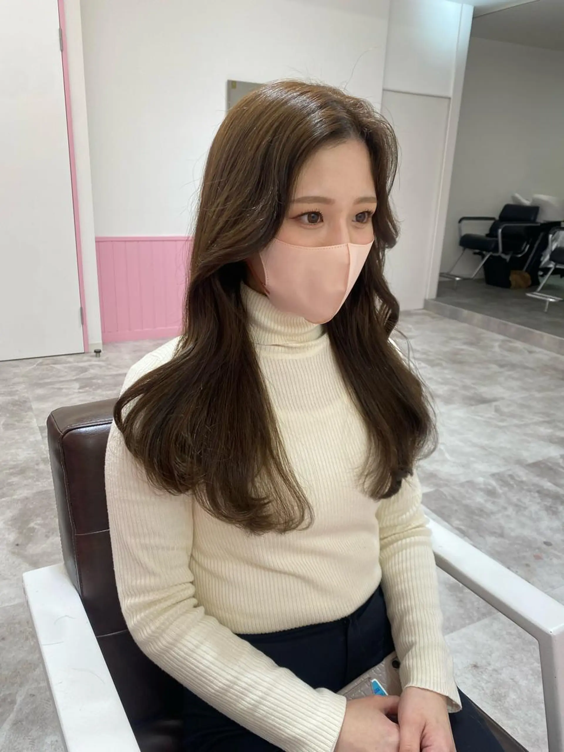 ロング 髪質改善韓国レイヤー SHIORI🦋のヘアスタイル