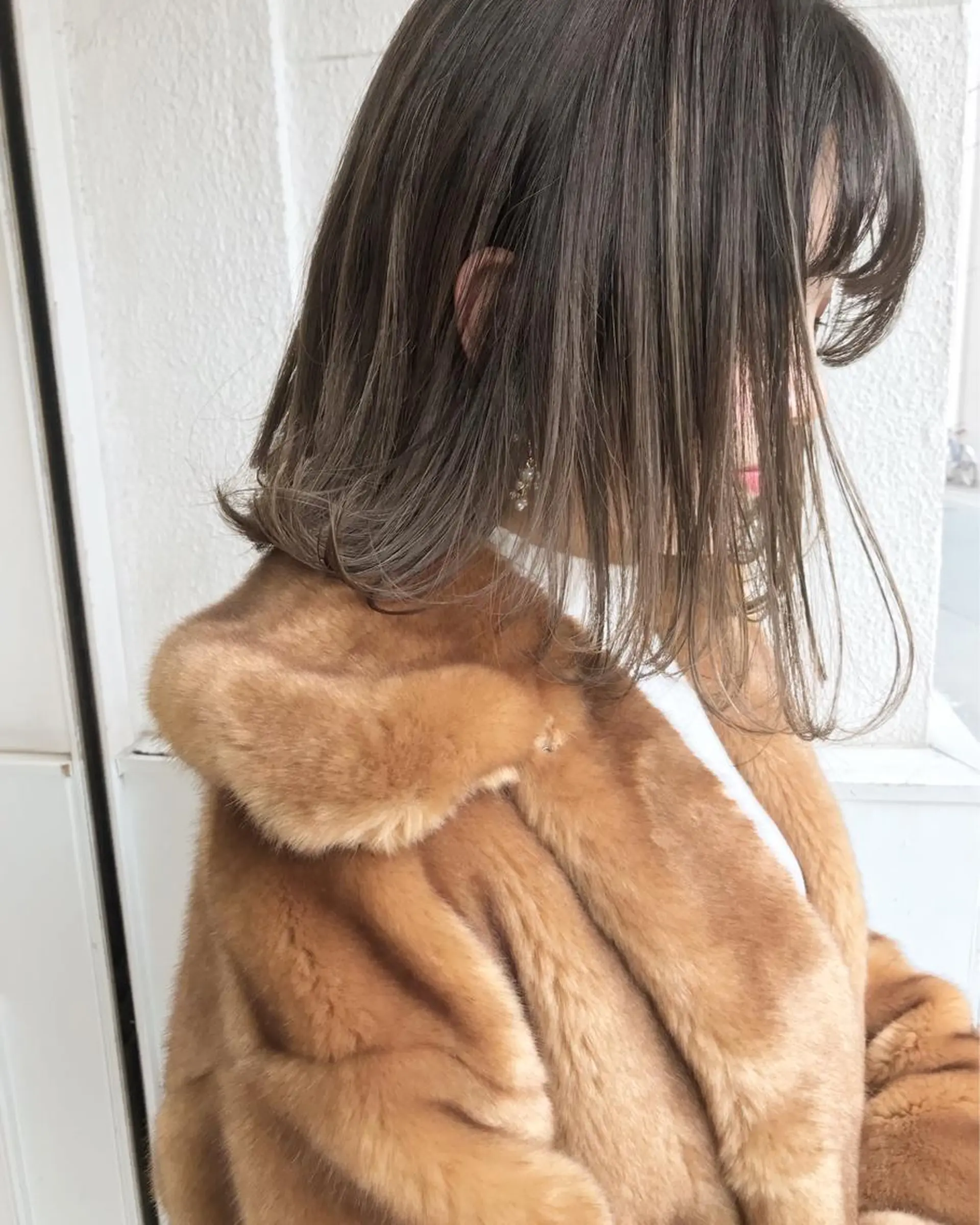 ミディアム ハイライト カット ヘアカラー トリートメント Musiiik hairのヘアスタイル