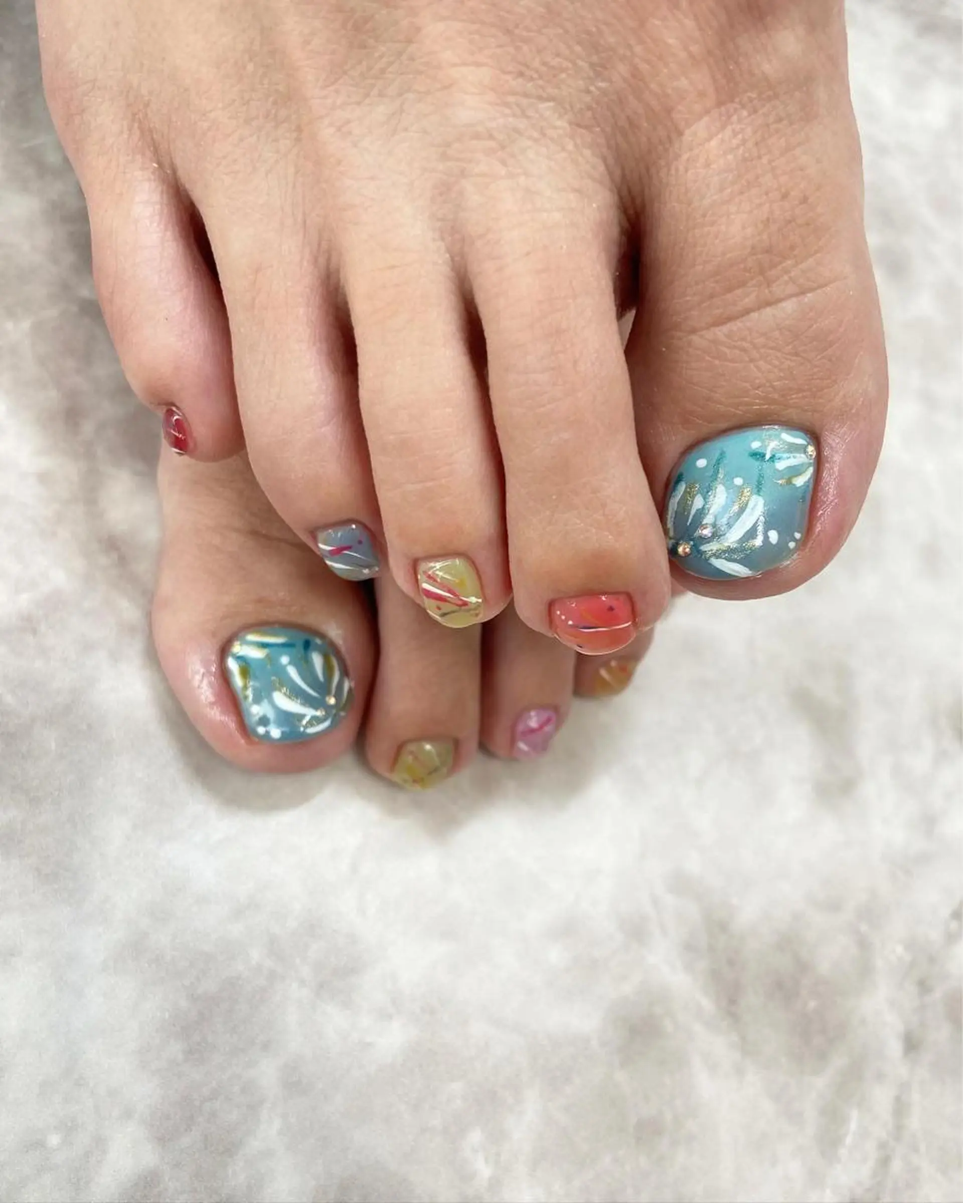 ネイル ヨーヨーネイル nail_ kinaのネイルデザイン