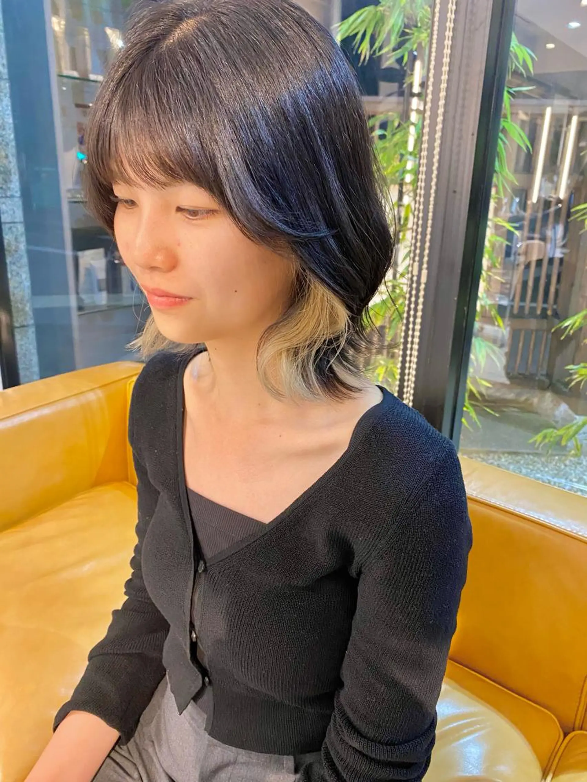 カラー ヘアカラー トリートメント 山田勇真 ボブ/縮毛矯正/金山のヘアスタイル