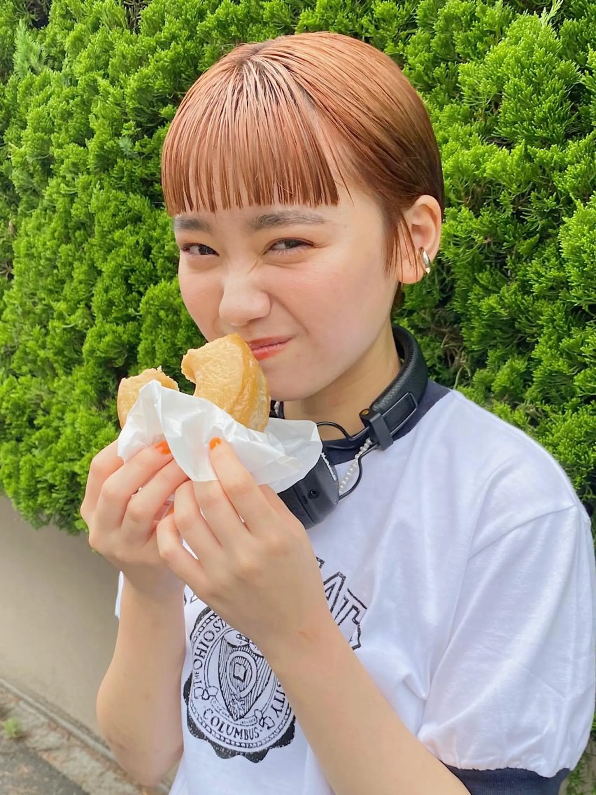 ショート オン眉 ショートヘア カット ヘアカラー momoka /ショート/ボブのヘアスタイル