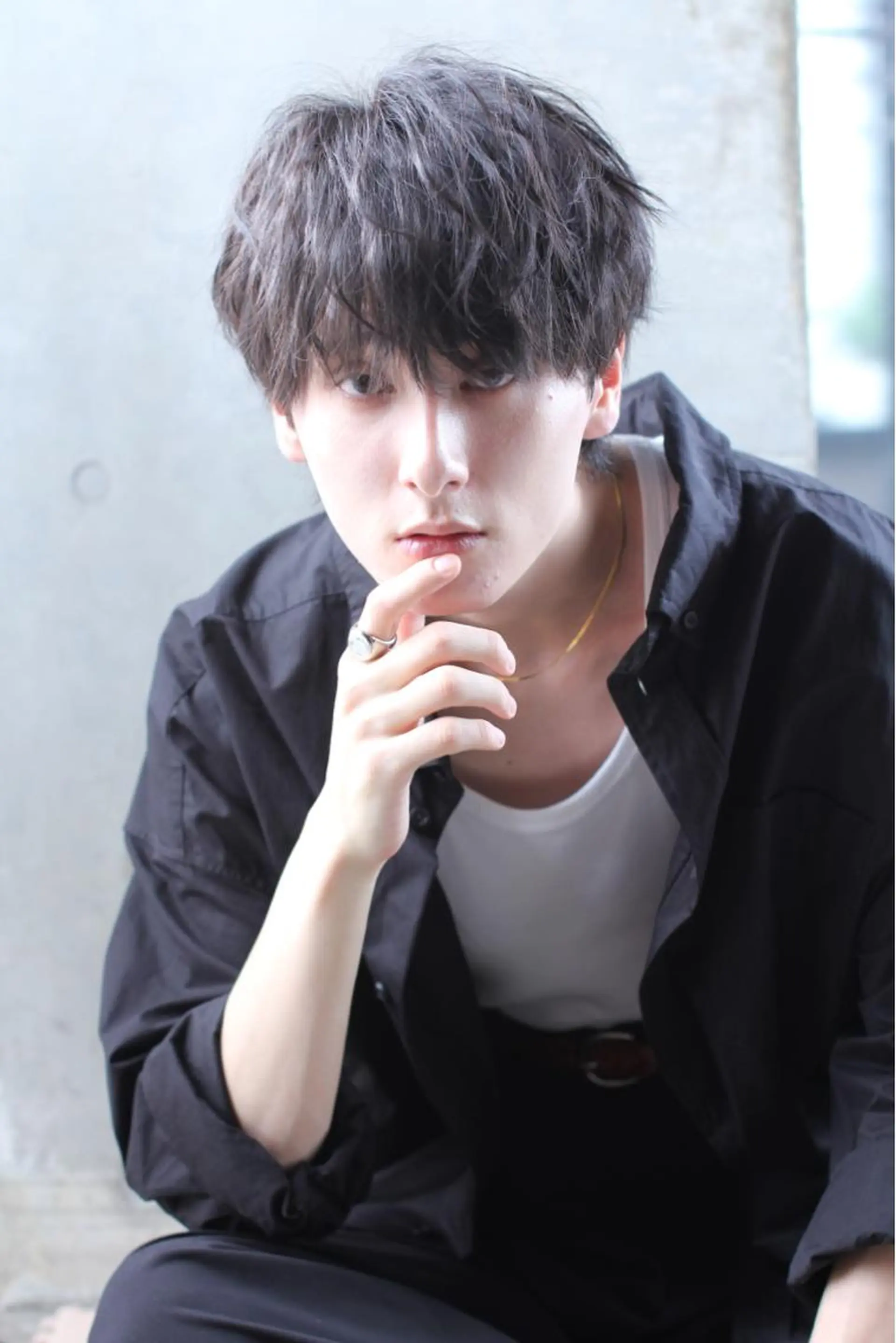 メンズ メンズ韓国風 メンズパーマ ヘアカラー トリートメント ヘアセット 【メンズ特化】 ムネカタ アキトのヘアスタイル