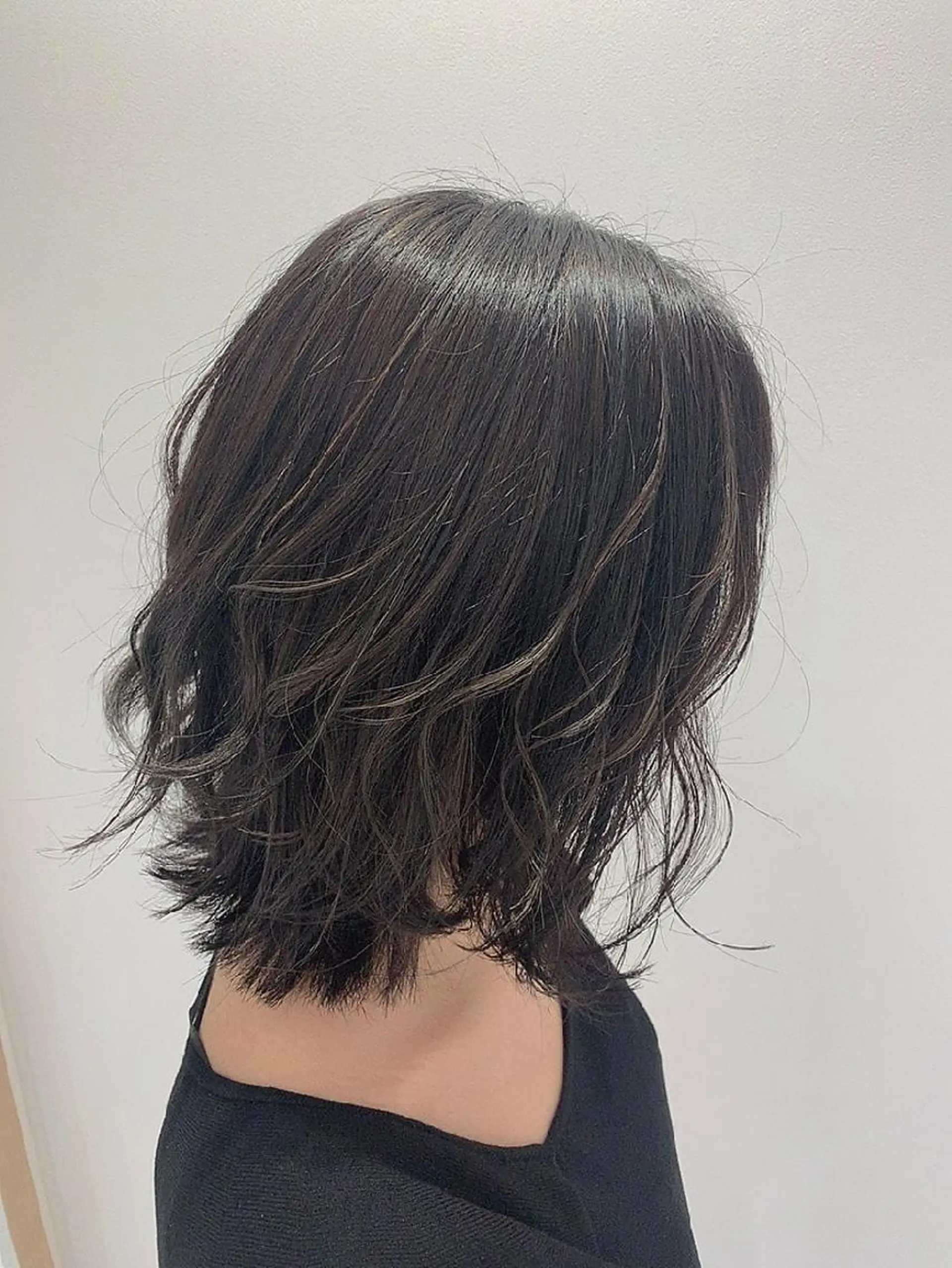 カラー ミディアム 透明感カラー ハイライトカラー ハイライト 新規限定カット無料 クーポン有り【桂口】のヘアスタイル