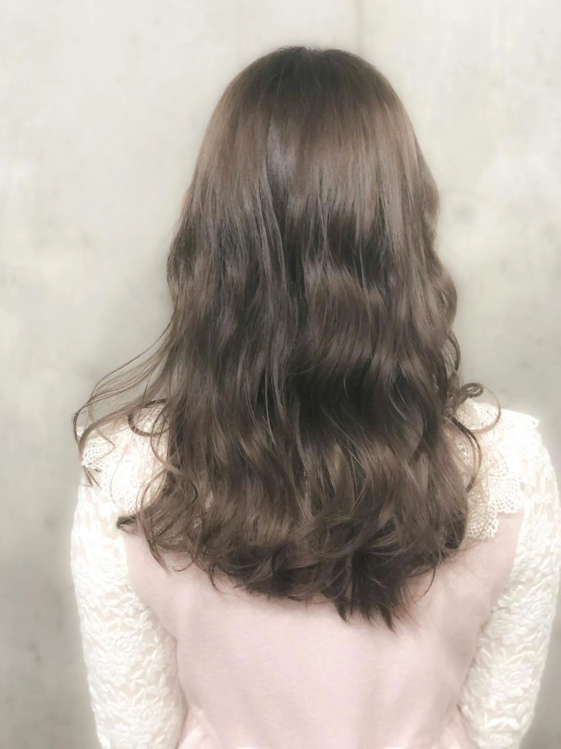 ロング カラー ベージュカラー ココアベージュ 北條 優輝のヘアスタイル