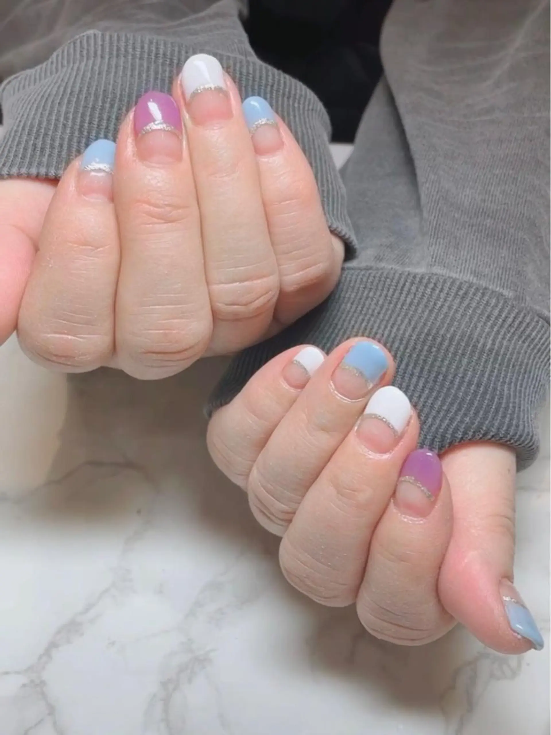 ネイル フレンチネイル ハンドネイル SINCERELY シンシアリー🌈のネイルデザイン