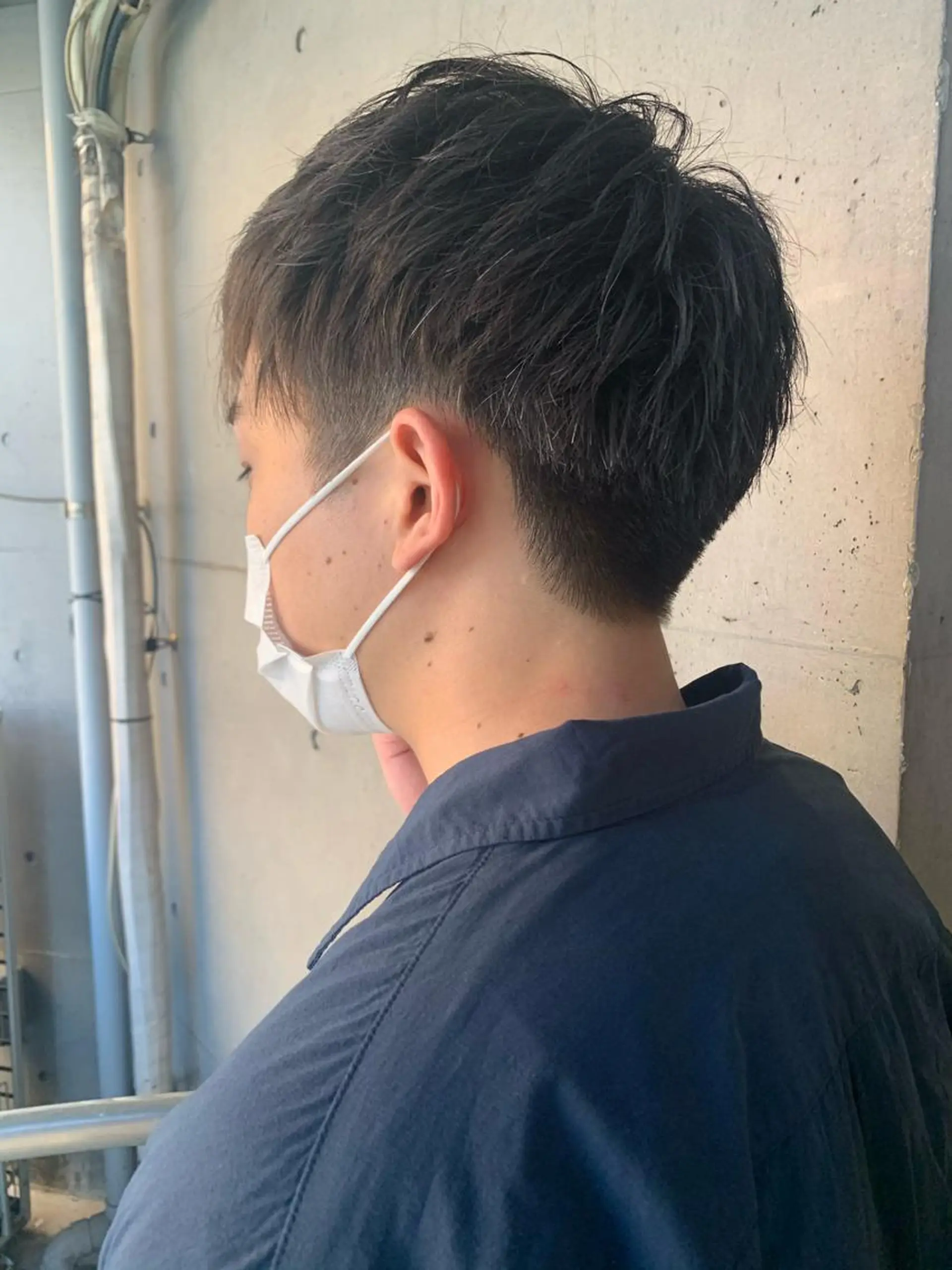 メンズ マッシュ カット ハイトーンカラー🩵 耳ツボジュエリー👂のその他イメージ