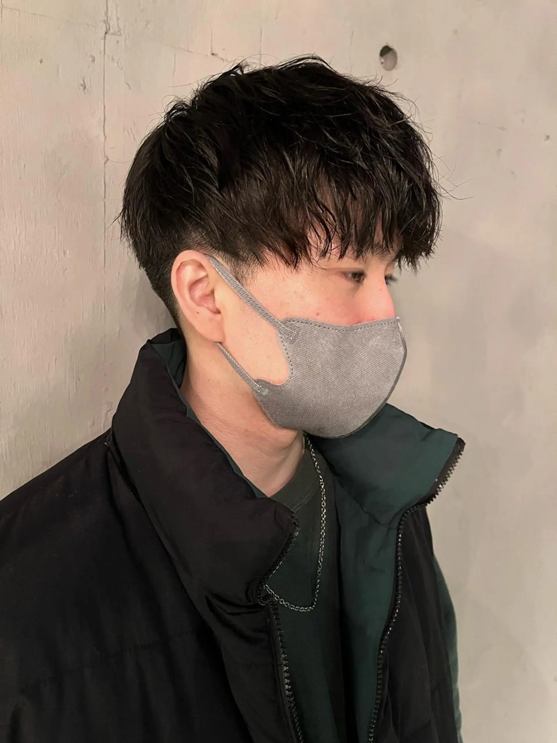 ショート パーマ メンズ マッシュ メンズパーマ ツイストスパイラルパーマ スパイラルパーマ 原宿パーマ kazuのヘアスタイル