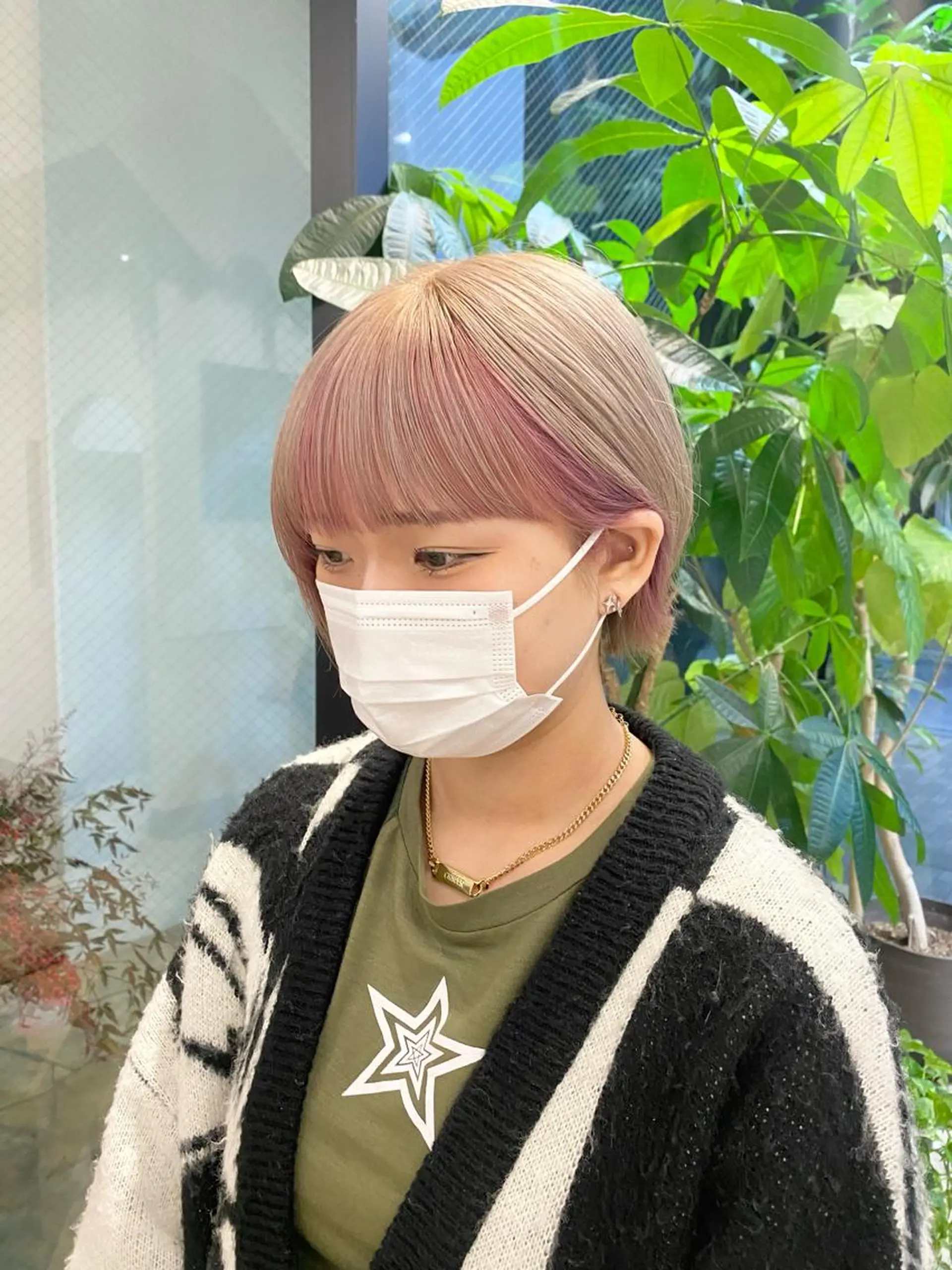 ショート 顔周りカット COCOLOeAST所属・yumeno🫧 ハイトーン/ボブ🕊のヘアスタイル