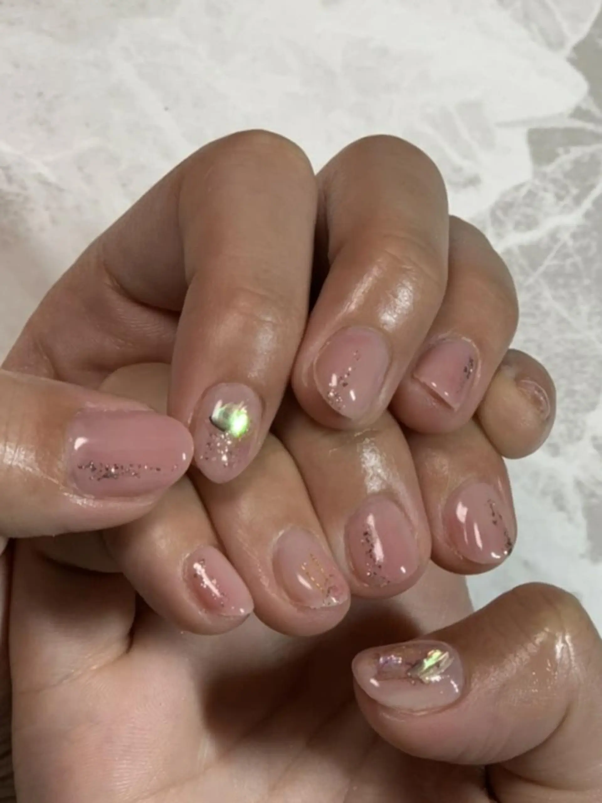 ネイル キラキラネイル ラメ(グリッター) ハンドネイル ハンドケア lyly.nail所属・lylynail YUUKAのネイルデザイン