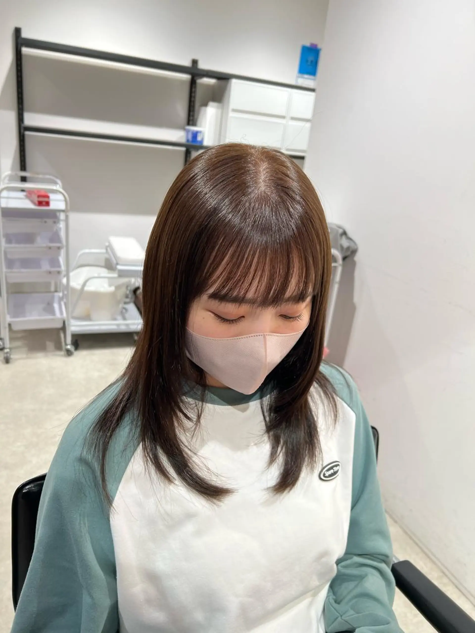 セミロング ヘアカラー 縮毛矯正 トリートメント GO TO DAY 渋谷モディ店所属・艶髪 mayuka💖のヘアスタイル