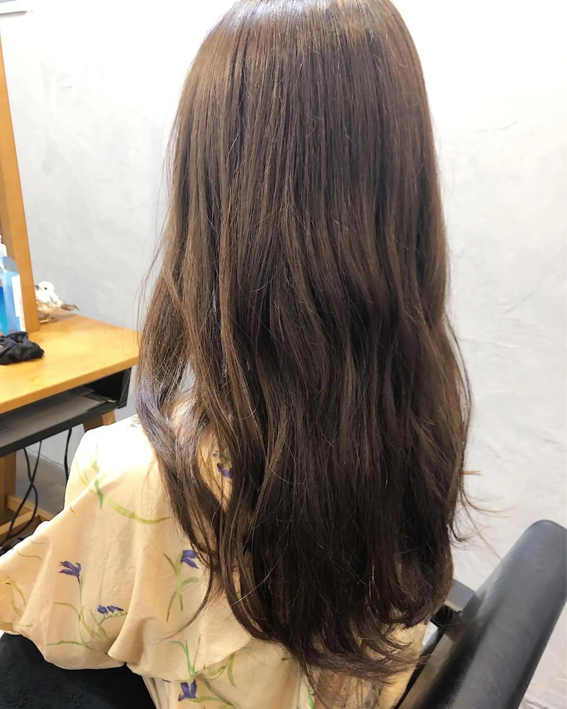 ロング カラー 長井 美佳のヘアスタイル