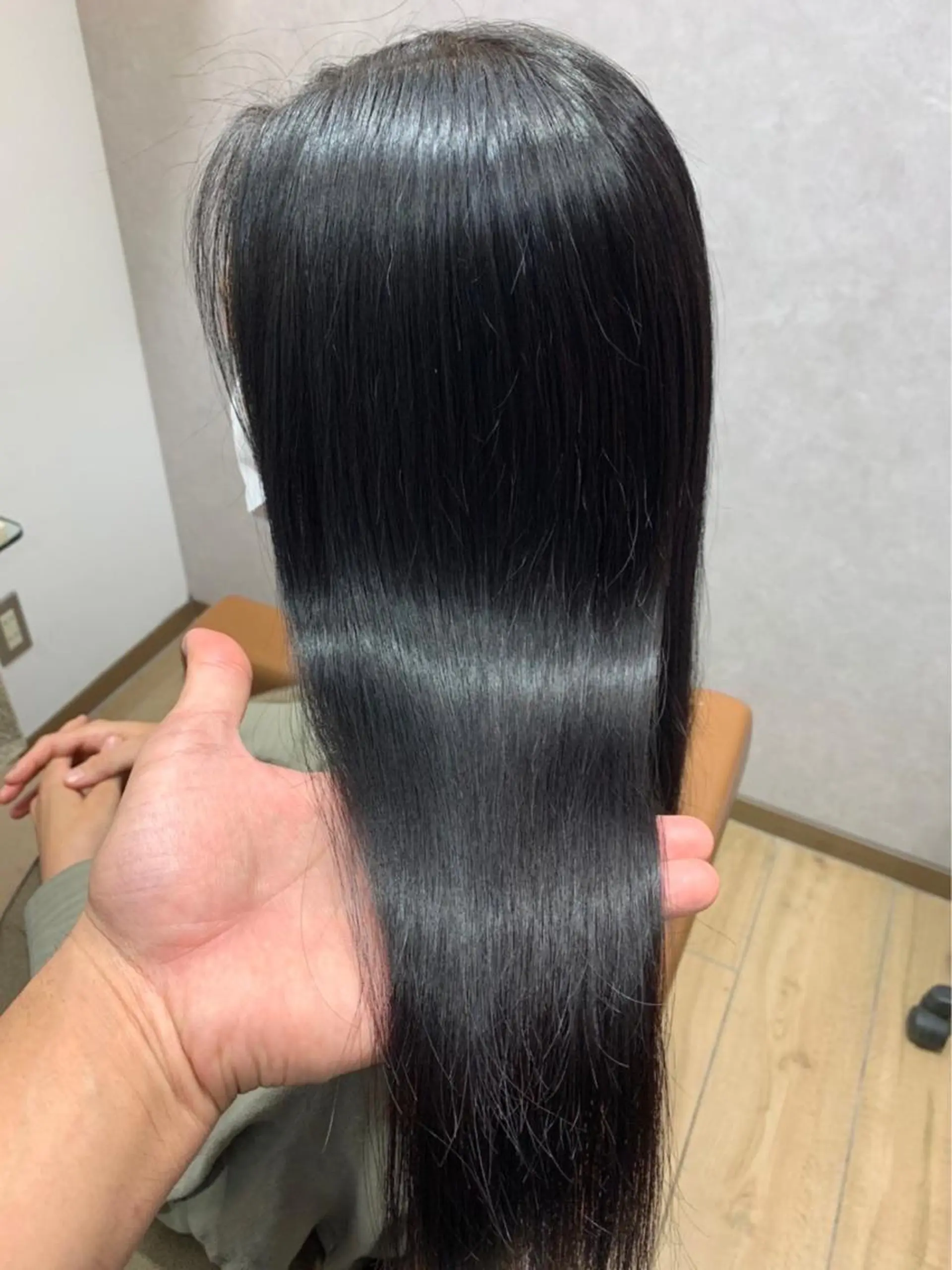 ミディアム カラー 髪質改善 トリートメント ヘアカラー トリートメント うる艶カラー🤍 SAKI🧸錦糸町のヘアスタイル