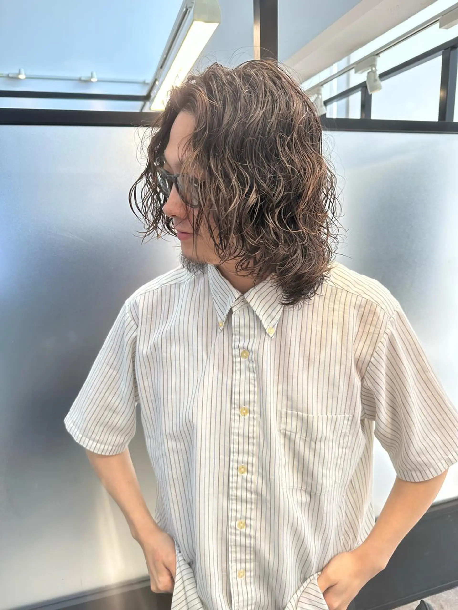 ミディアム ミディアムパーマ カット パーマ SALOWIN 原宿ILSalice所属・ナチュラル特化 低価格/ＪＯのヘアスタイル