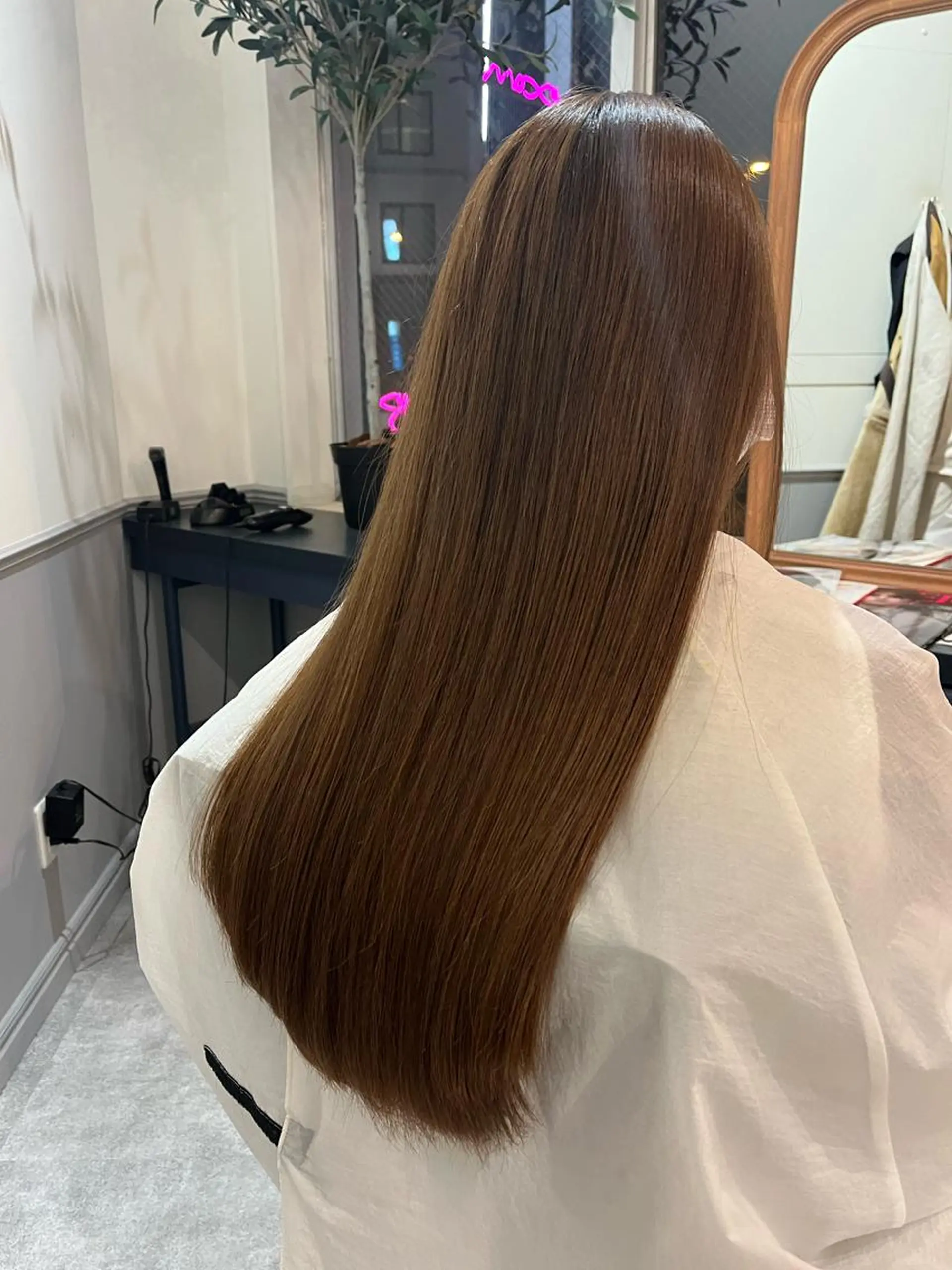 ロング ヘアカラー SIKI yuuna レイヤーカット🪽のヘアスタイル