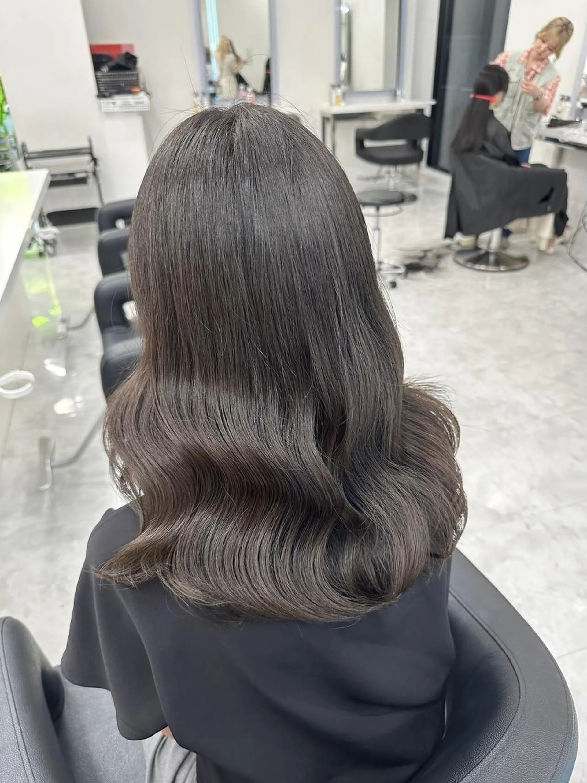 カラー セミロング ヘアカラー 💖うる艶カラー💖 モデル募集💖のヘアスタイル