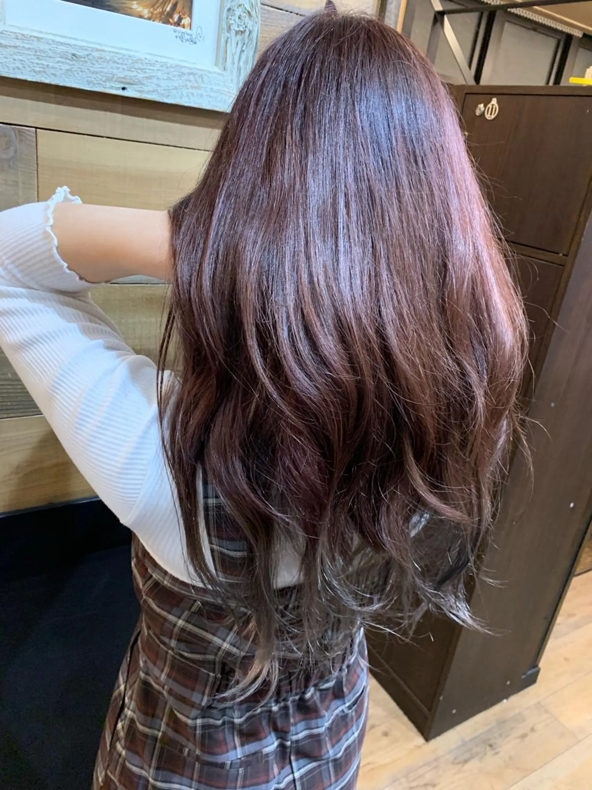 ロング ヘアカラー トリートメント SHIAN 八王子👼鬼塚さやかのヘアスタイル