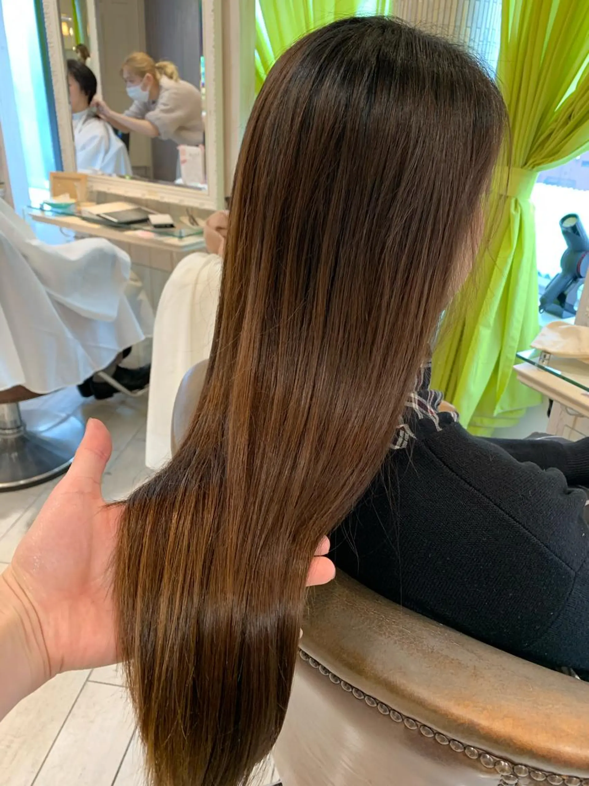 ロング カラー パーマ ヘアアレンジ カット 増渕 駿介のヘアスタイル