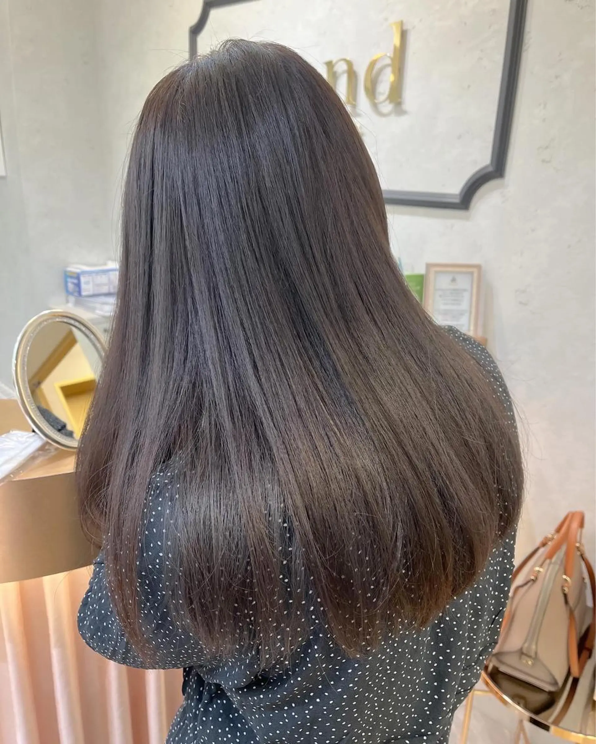 ロング 髪質改善 トリートメント カット ヘアカラー トリートメント 透明感カラー│ レイヤーヘア中居美樹のヘアスタイル