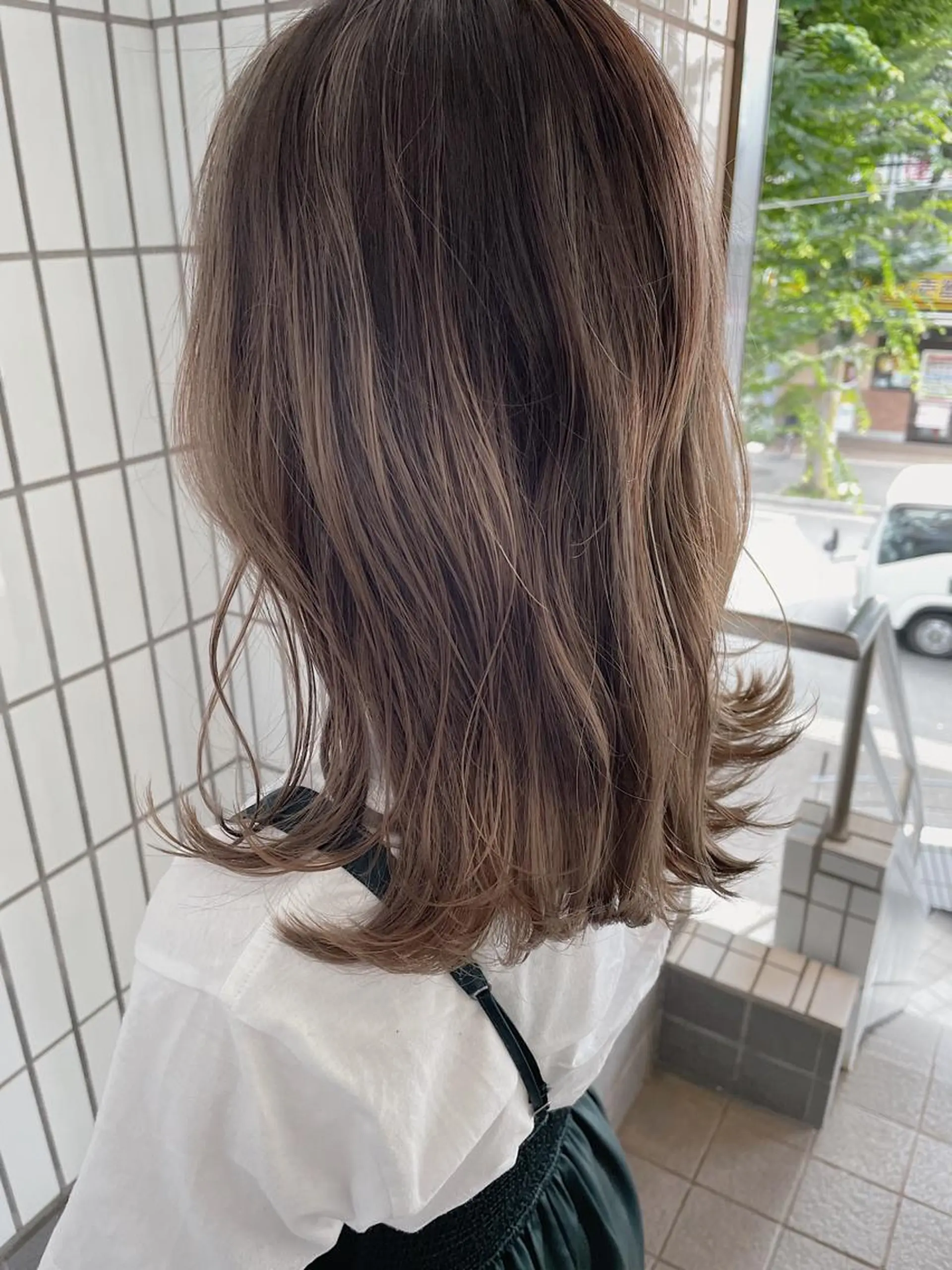 ミディアム カラー ヘアカラー ハットリ /北習志野のヘアスタイル