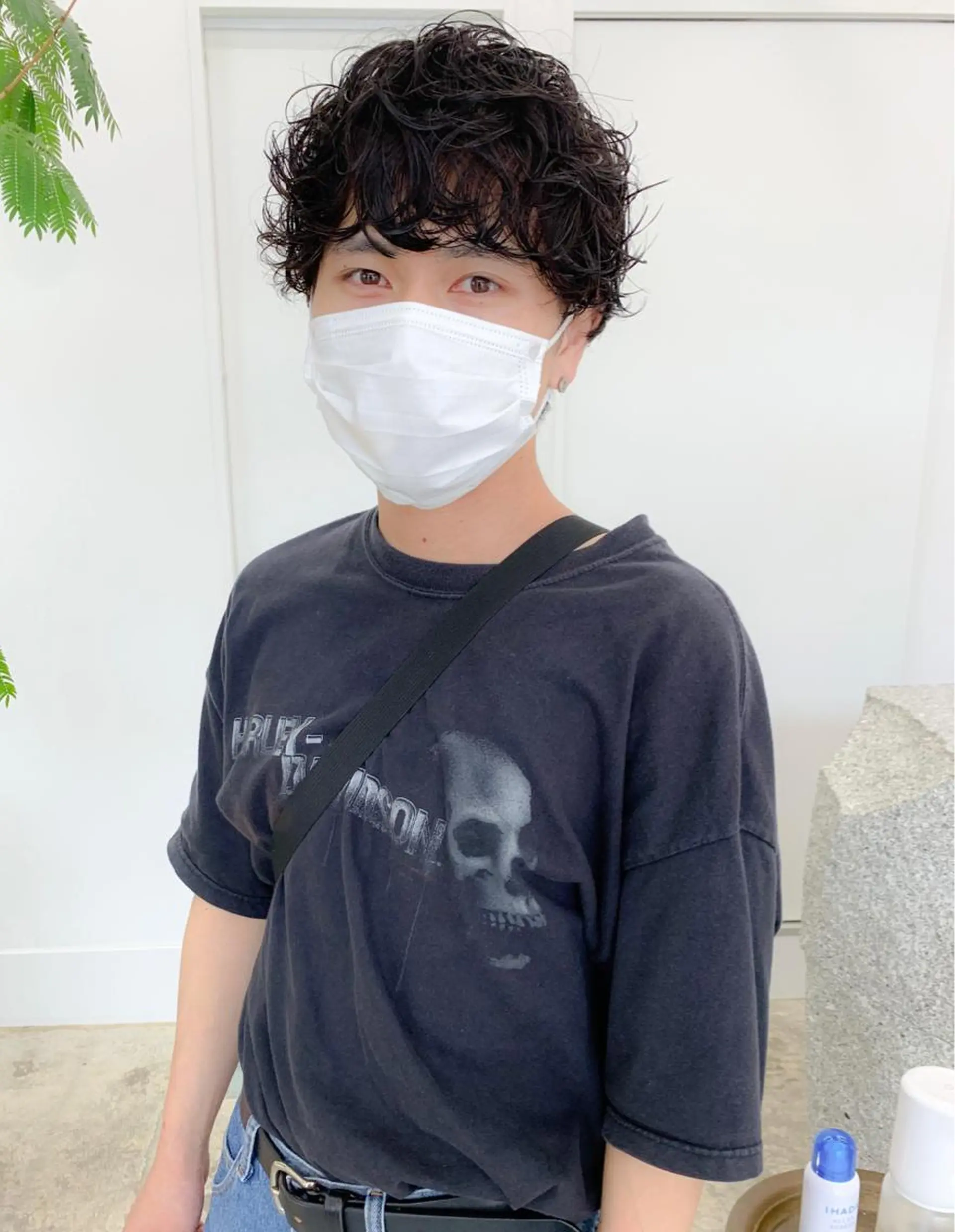 ショート パーマ メンズ メンズパーマ カット SALOWIN 名古屋所属・パーマ/ボブ特化 /丹羽舜太のヘアスタイル