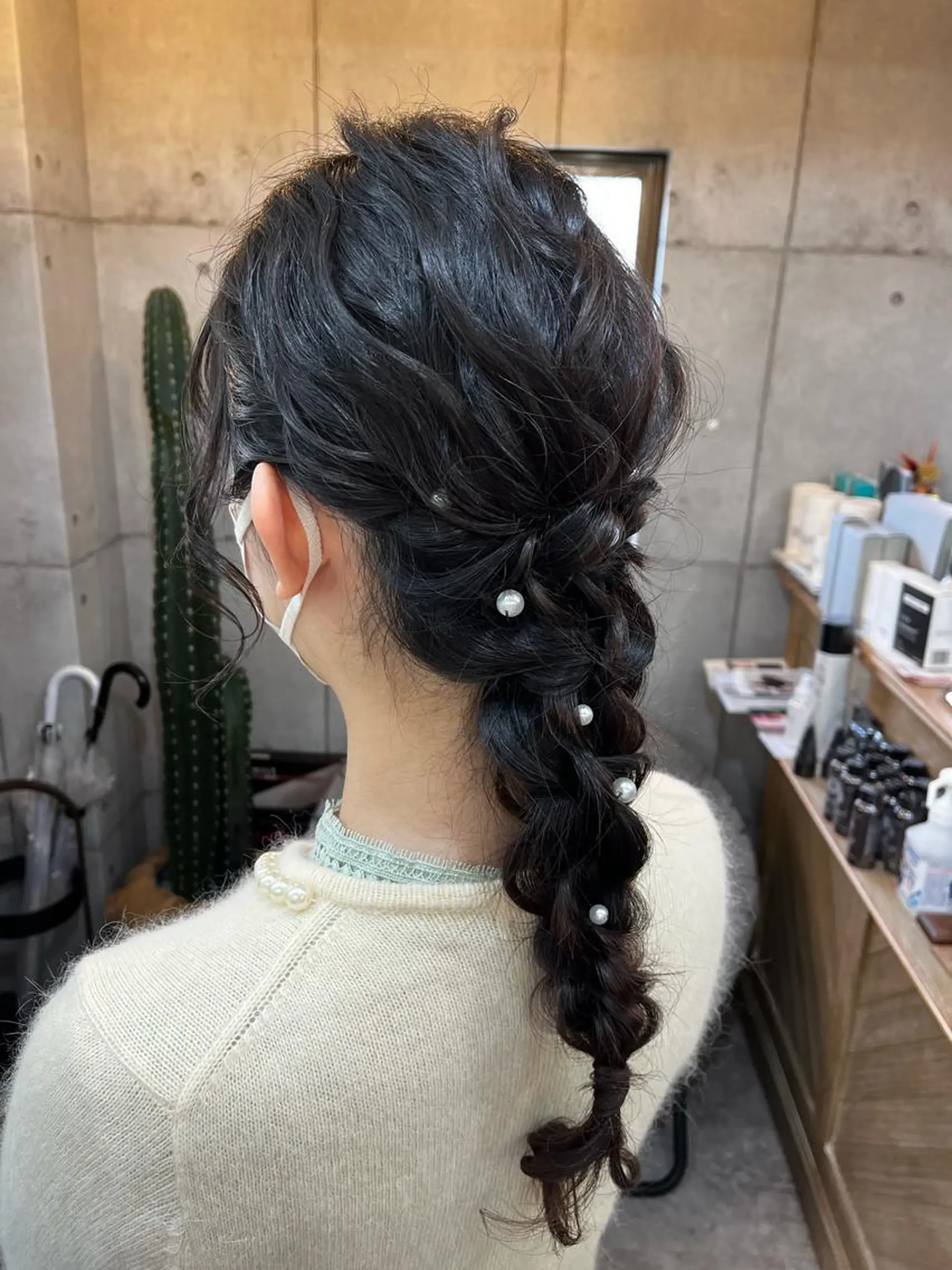 ロング ヘアアレンジ ヘアセット 石井 綺乃のヘアスタイル