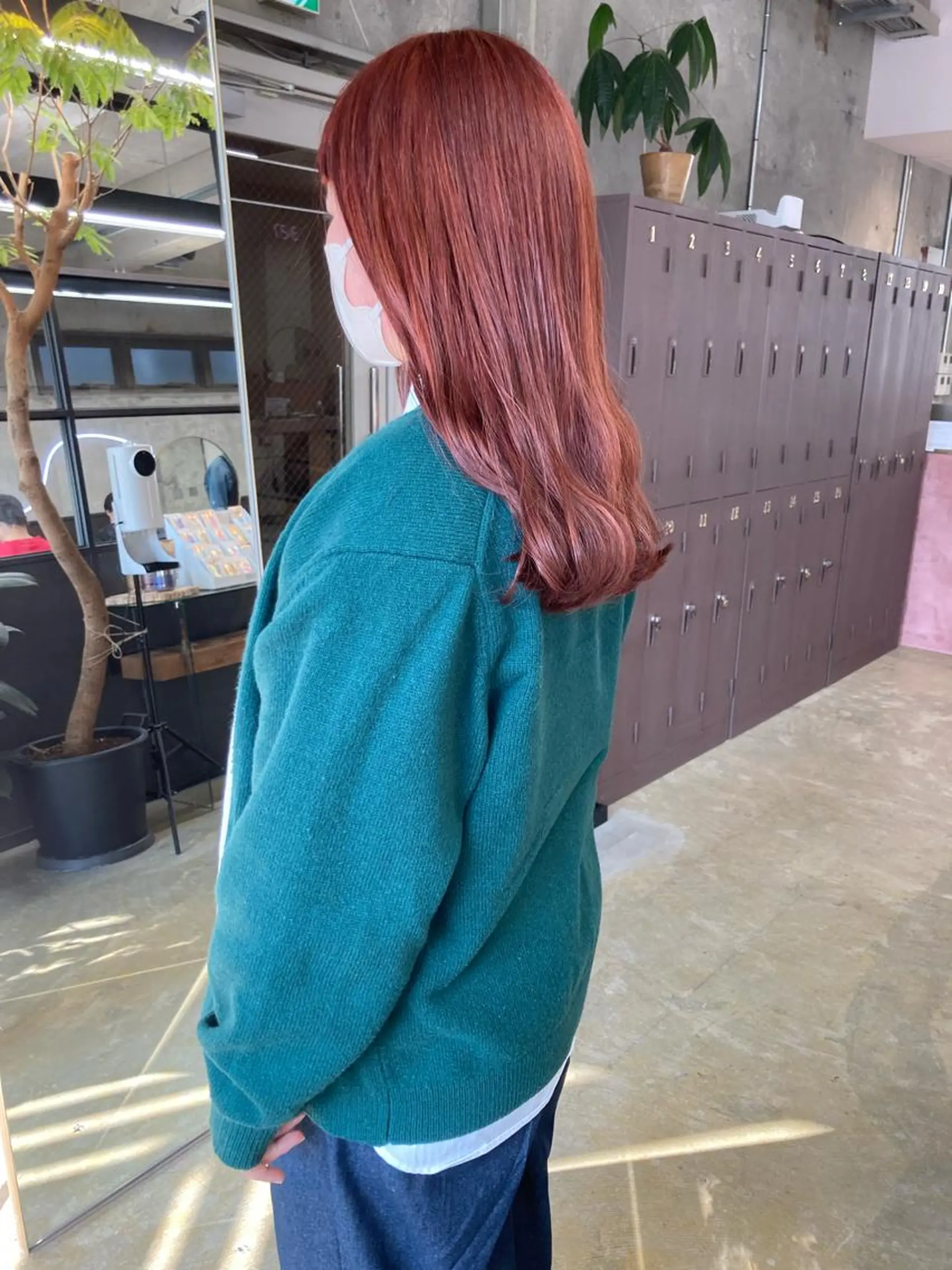 セミロング カラー オレンジ ピンクカラー 小木曽智美 /ボブ/ショートのヘアスタイル