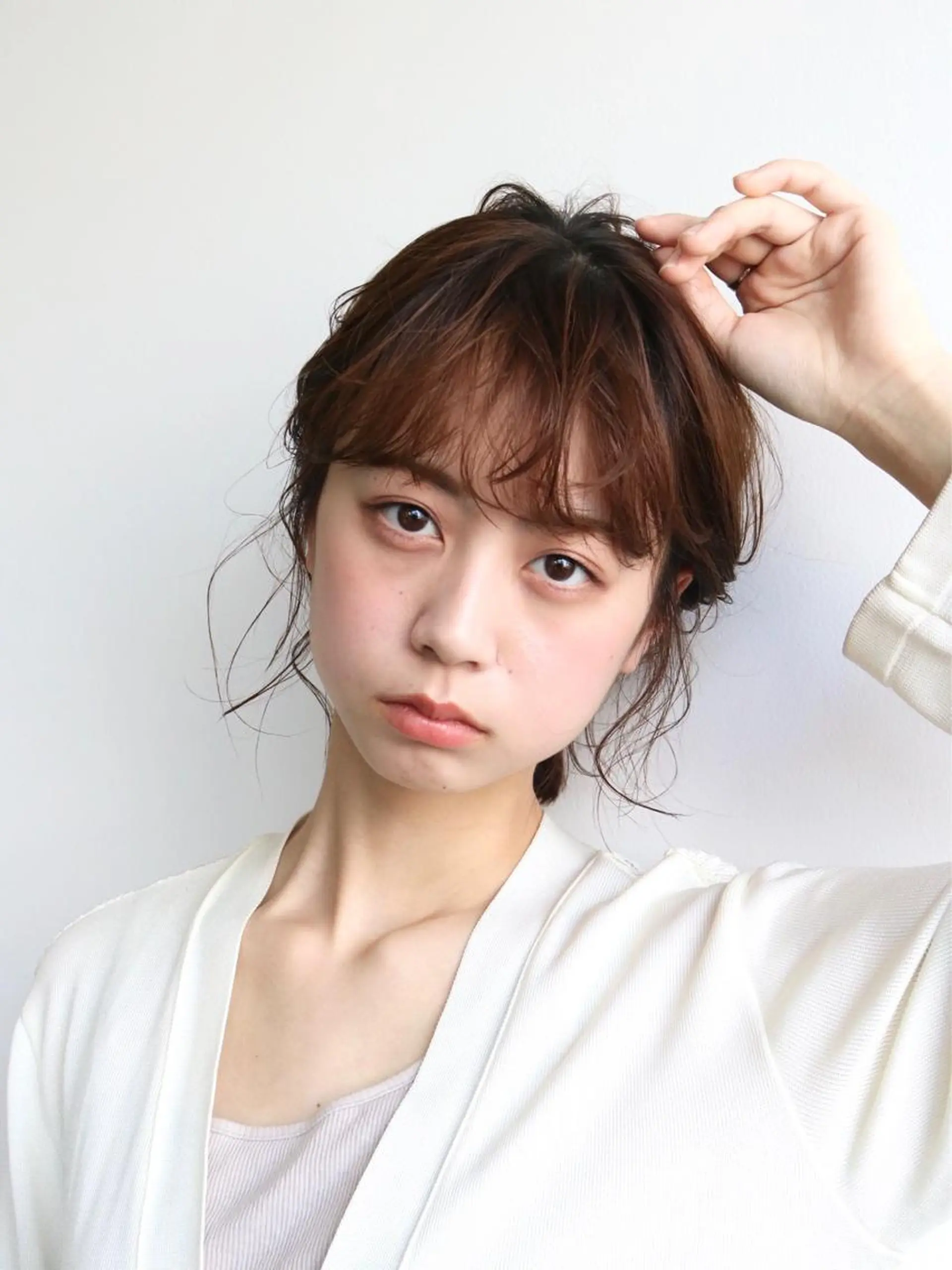 ミディアム ヘアアレンジ カット トリートメント ヘアセット 🌿似合わせブリーチ 松本朋幸🌿のヘアスタイル