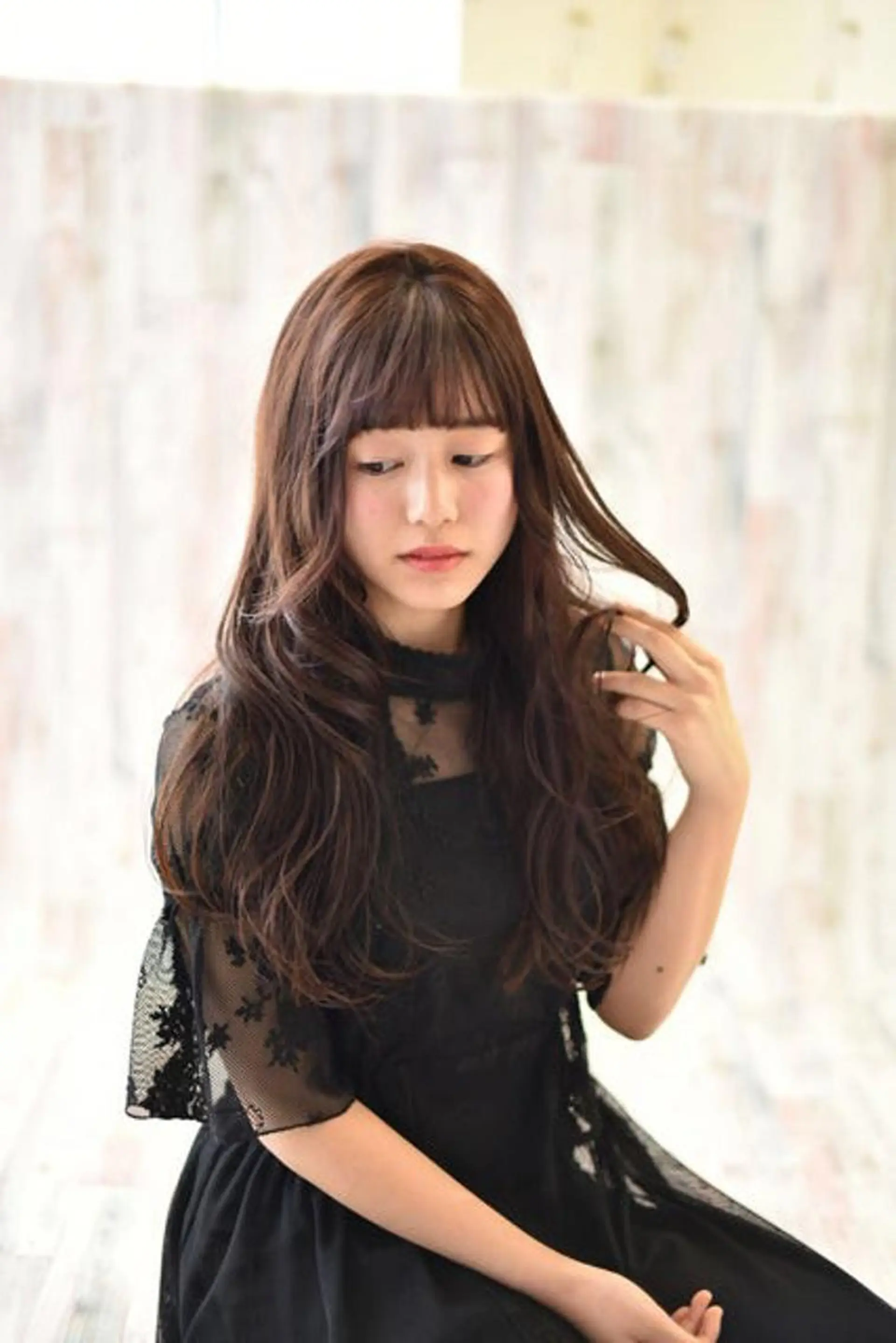 パーマ エアウェーブ カット パーマ 韓国ヘア×髪質改善 ⭐️谷遼平⭐️のヘアスタイル