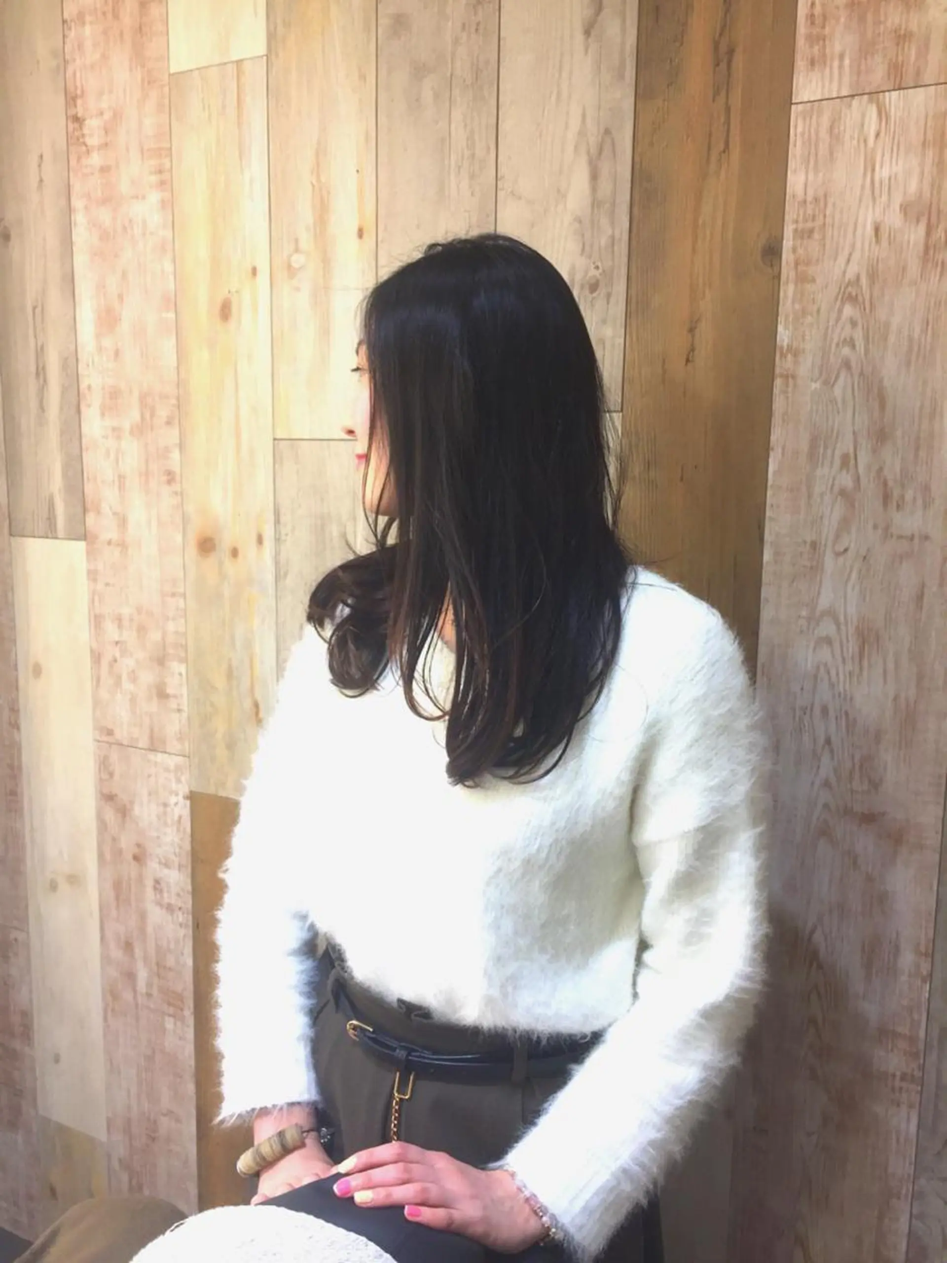 ロング カット 縮毛矯正 【ディレクター 🧸🤍田澤　唯那】のヘアスタイル