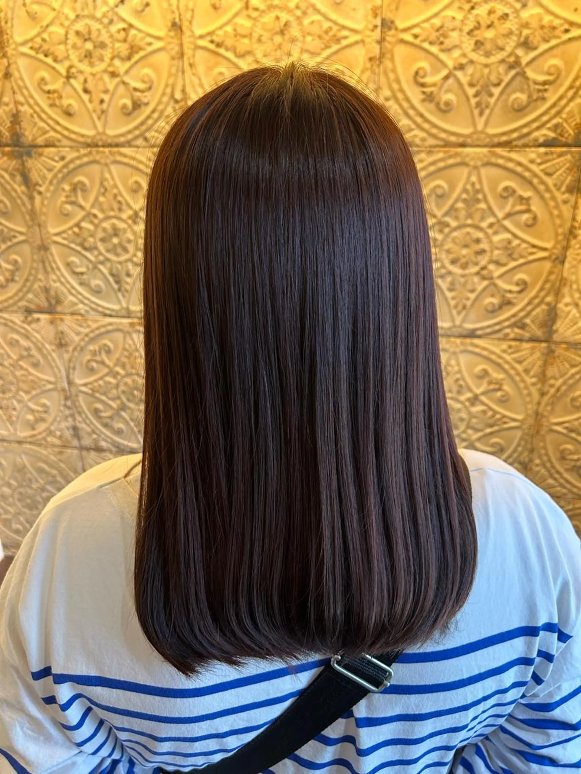 セミロング 水谷 菜央のヘアスタイル