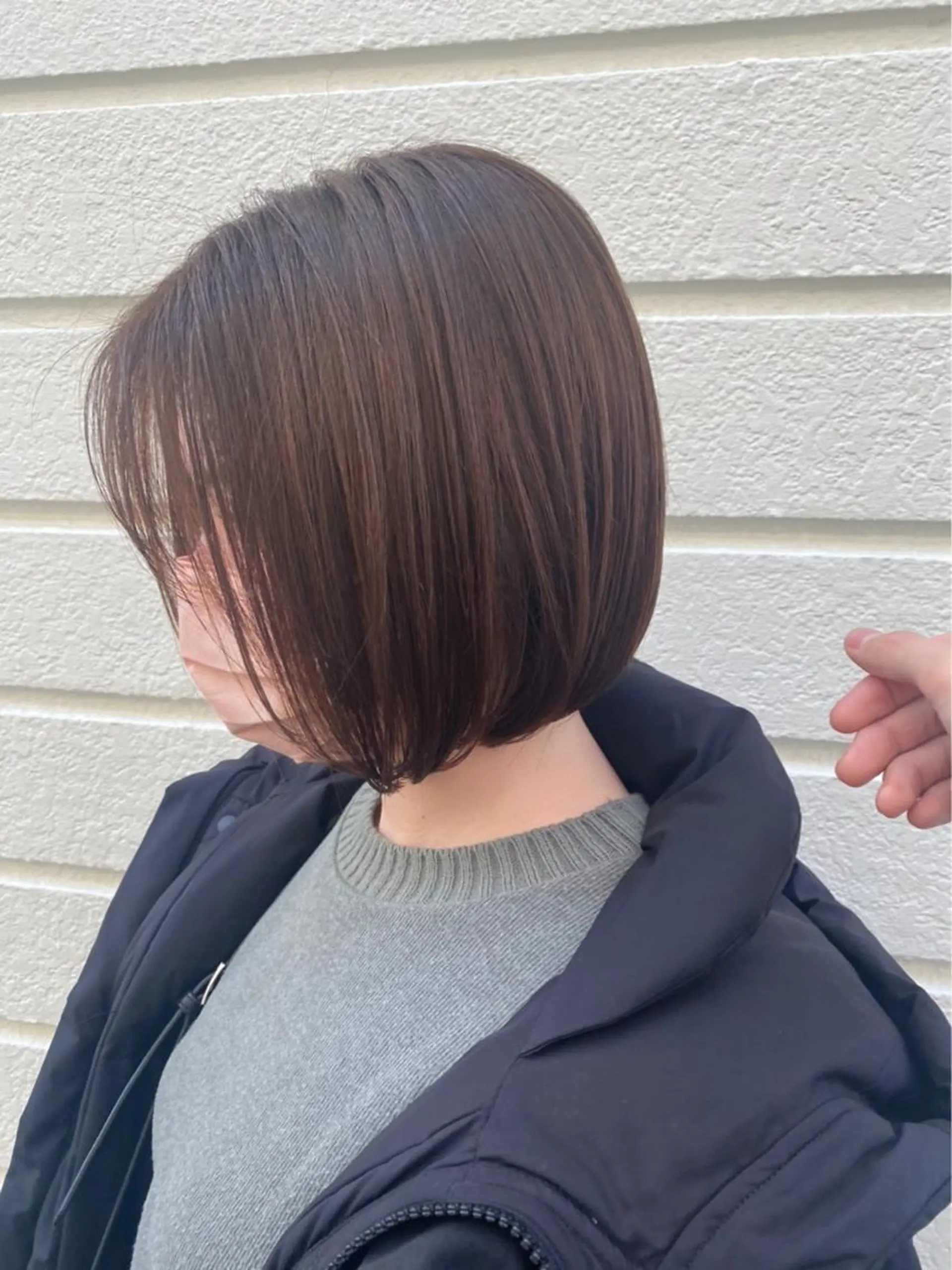 ショート カラー ボブ メンズハイトーン/栄 /イトウタケルのヘアスタイル