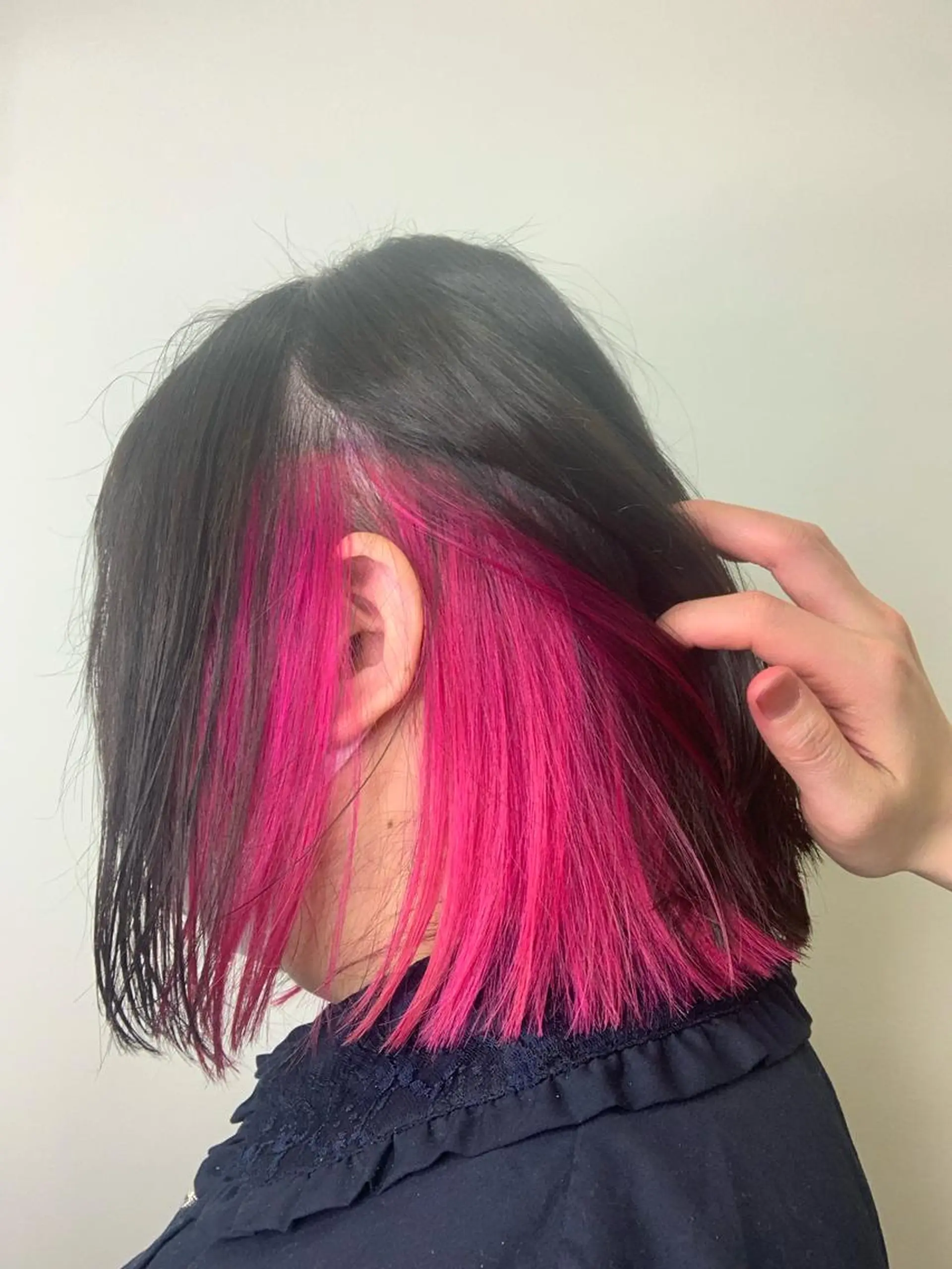 ミディアム カラー 髙橋 歩のヘアスタイル