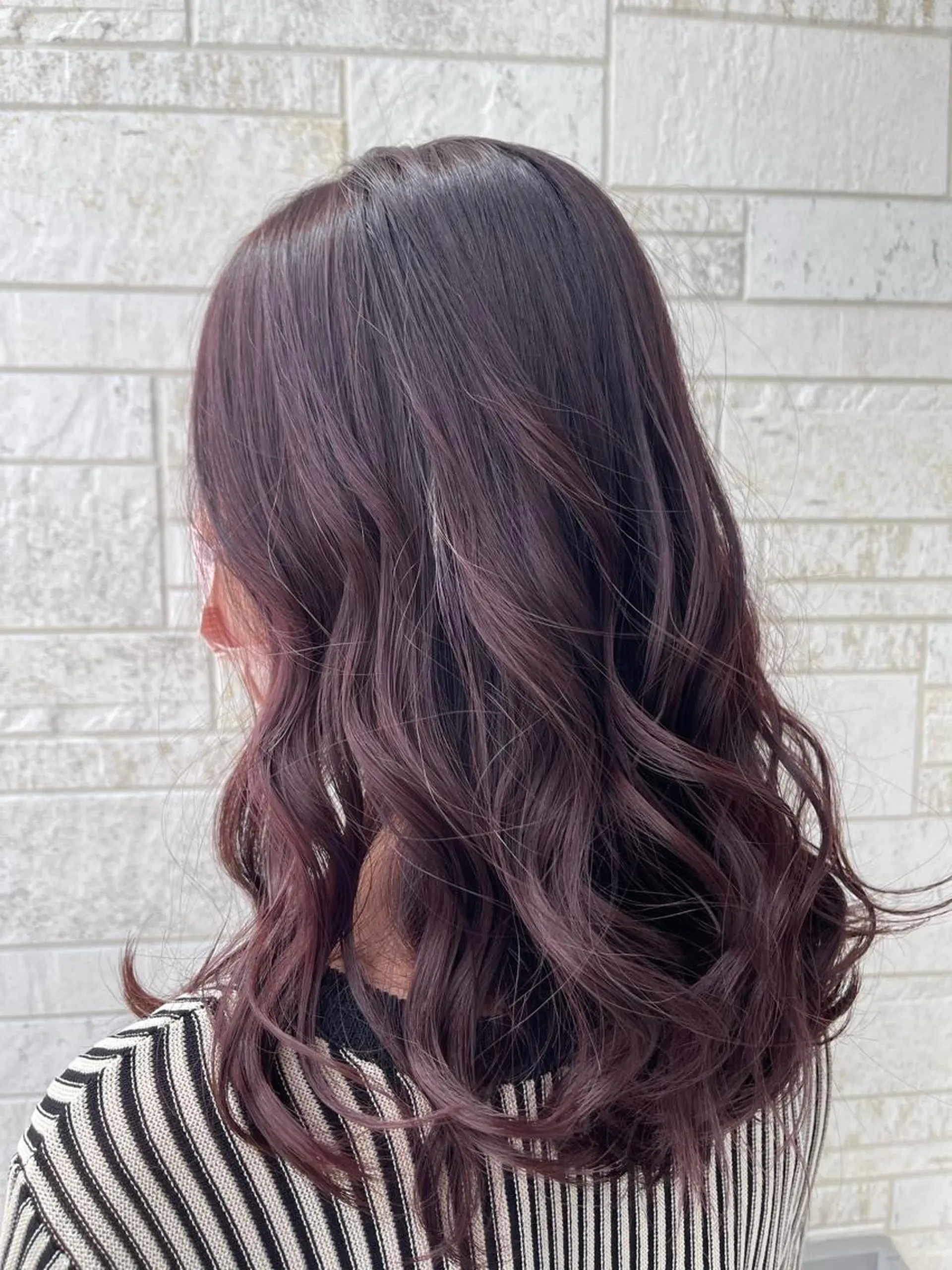 セミロング カラー ピンクカラー バイオレットカラー Glad   中嶋 政文のヘアスタイル