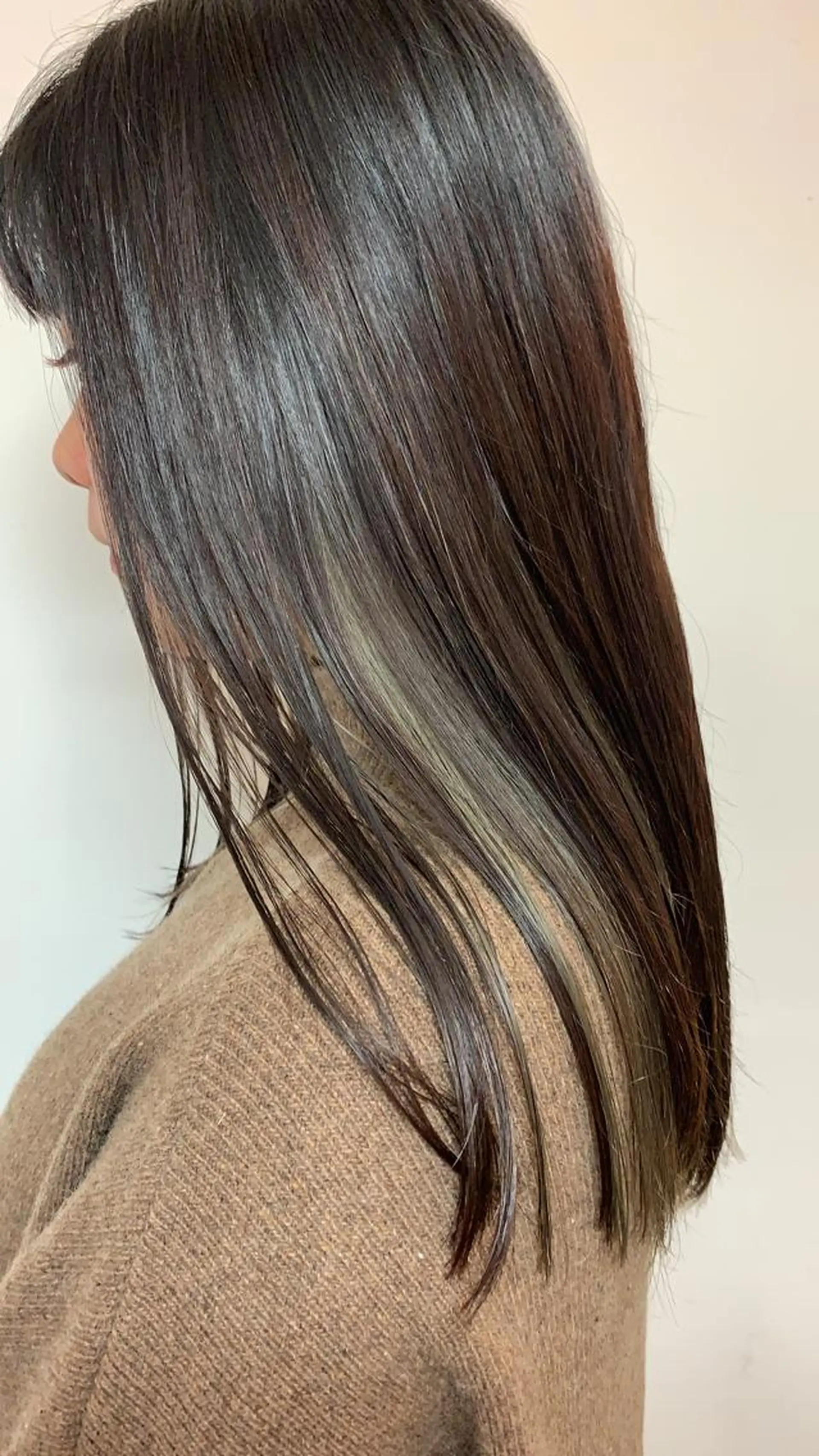 ロング ヘアカラー トリートメント 艶髪color💎髪 質改善ストレート大吉のヘアスタイル