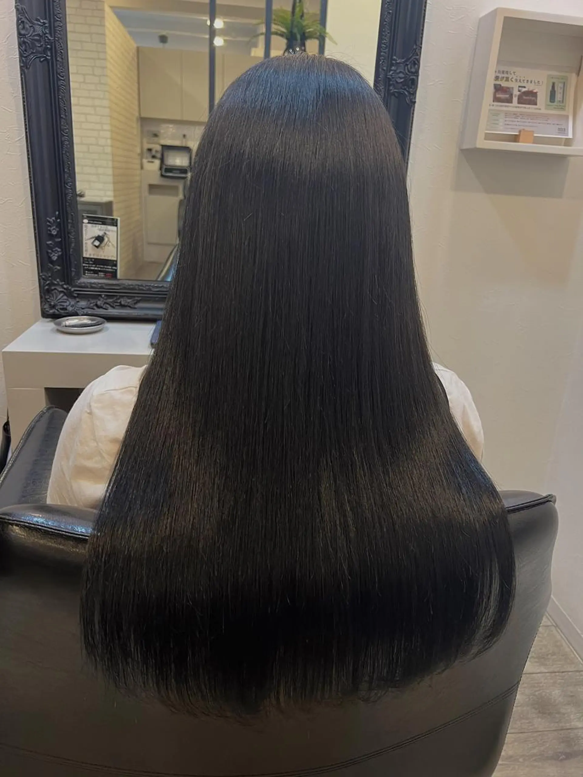 ロング カラー 黒髪 ブルーカラー ブルーブラック ☺︎Ayaka ☺︎のヘアスタイル