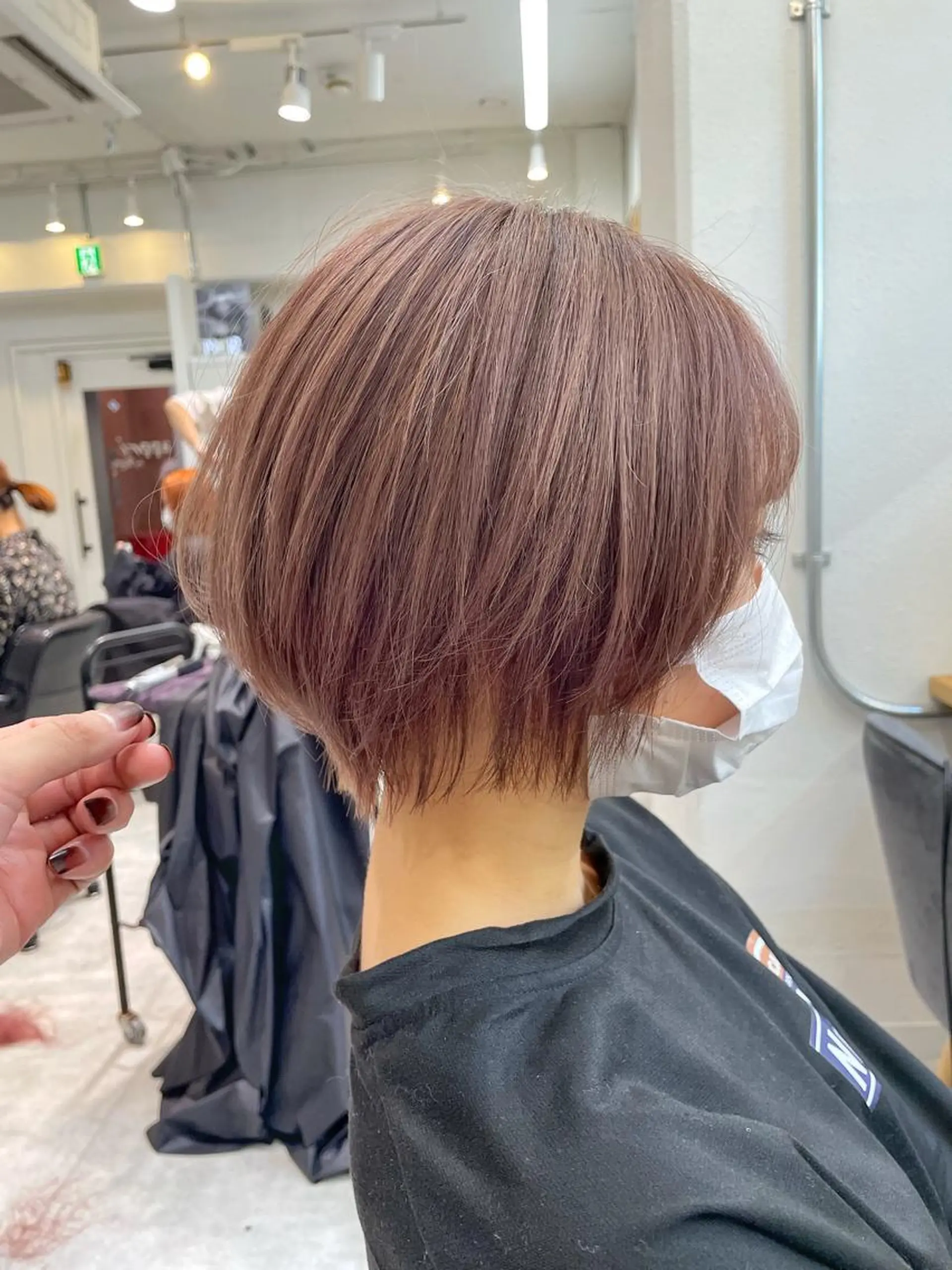 ショート カラー 田中大星 /ボブ 縮毛矯正のヘアスタイル