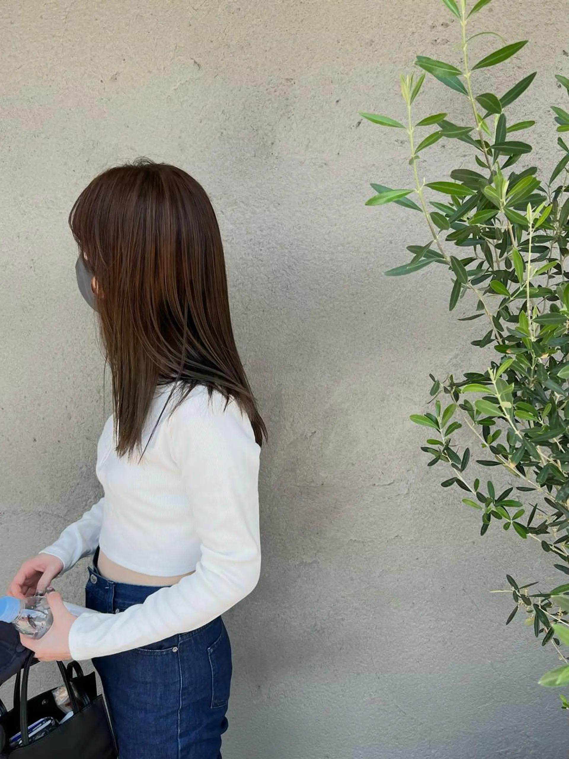 セミロング カラー yoke. GARDEN所属・目黒 彩花のヘアスタイル