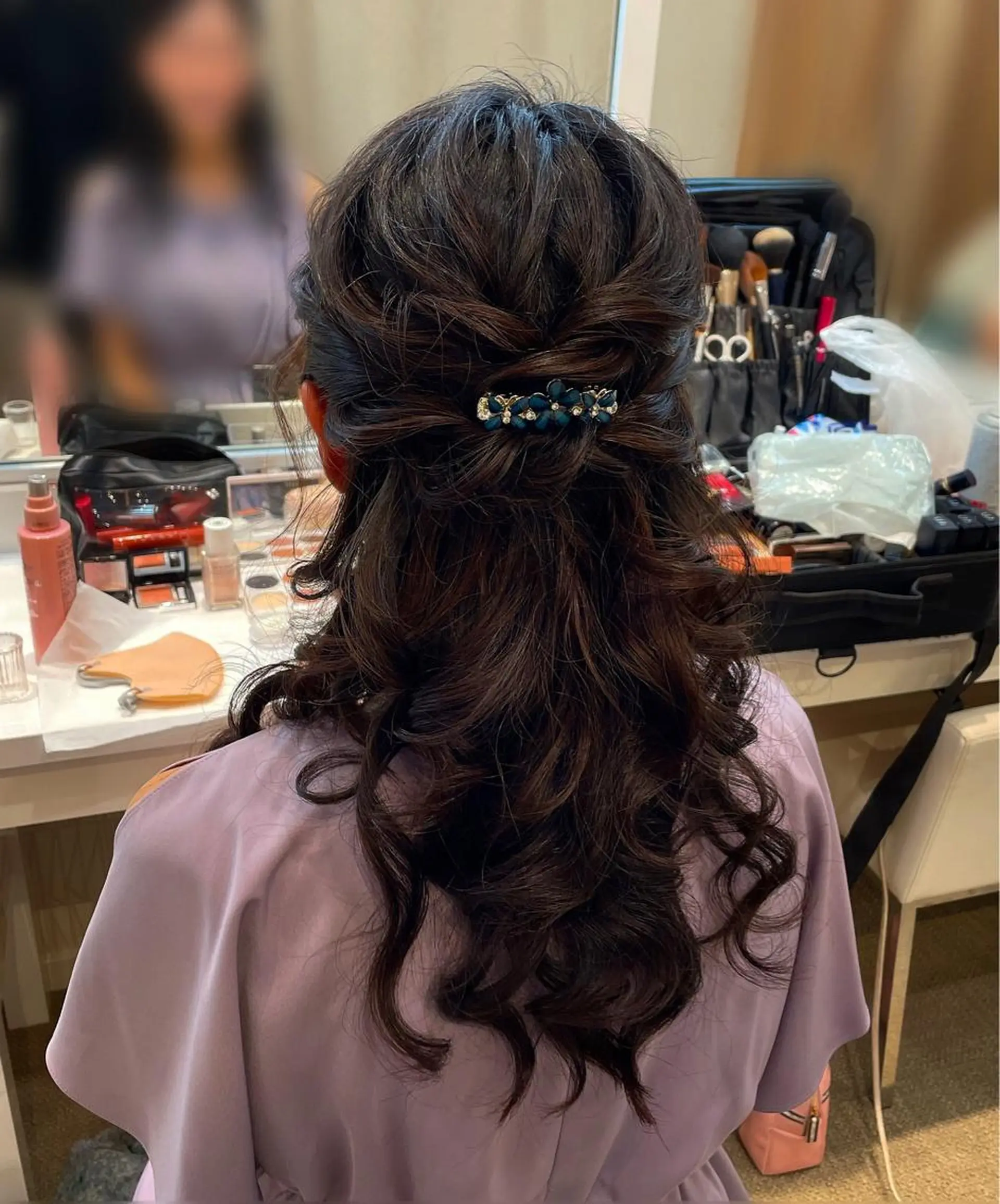 ヘアアレンジ ハーフアップ Arrange annaのヘアスタイル
