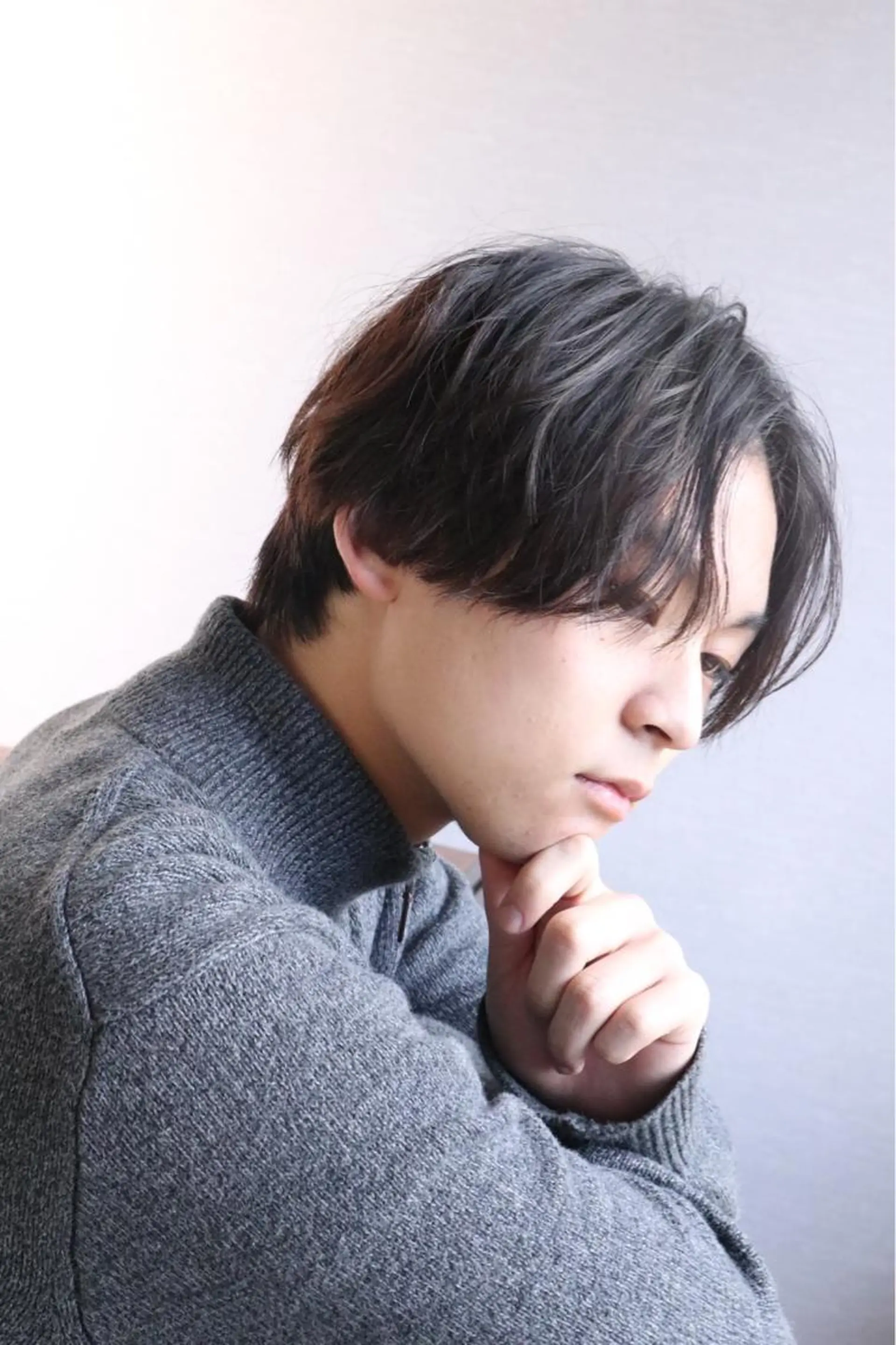 メンズ センターパート メンズパーマ gosso寺田町所属・gosso 寺田町のヘアスタイル